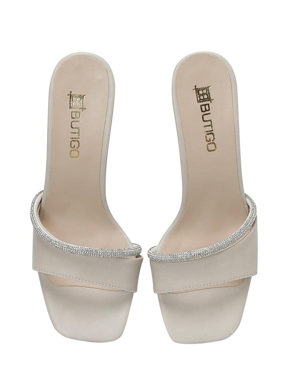 Bej JELLY 3FX Krem Kadın Terlik-3