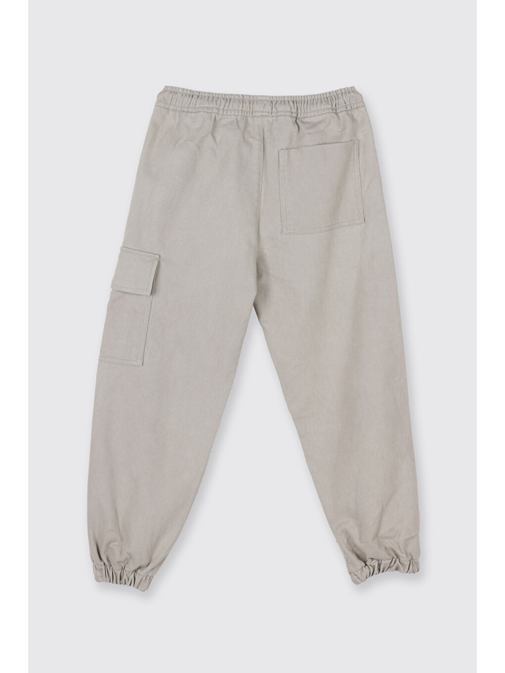 Bej Erkek Çocuk Beli Lastikli Taş Pantolon-3