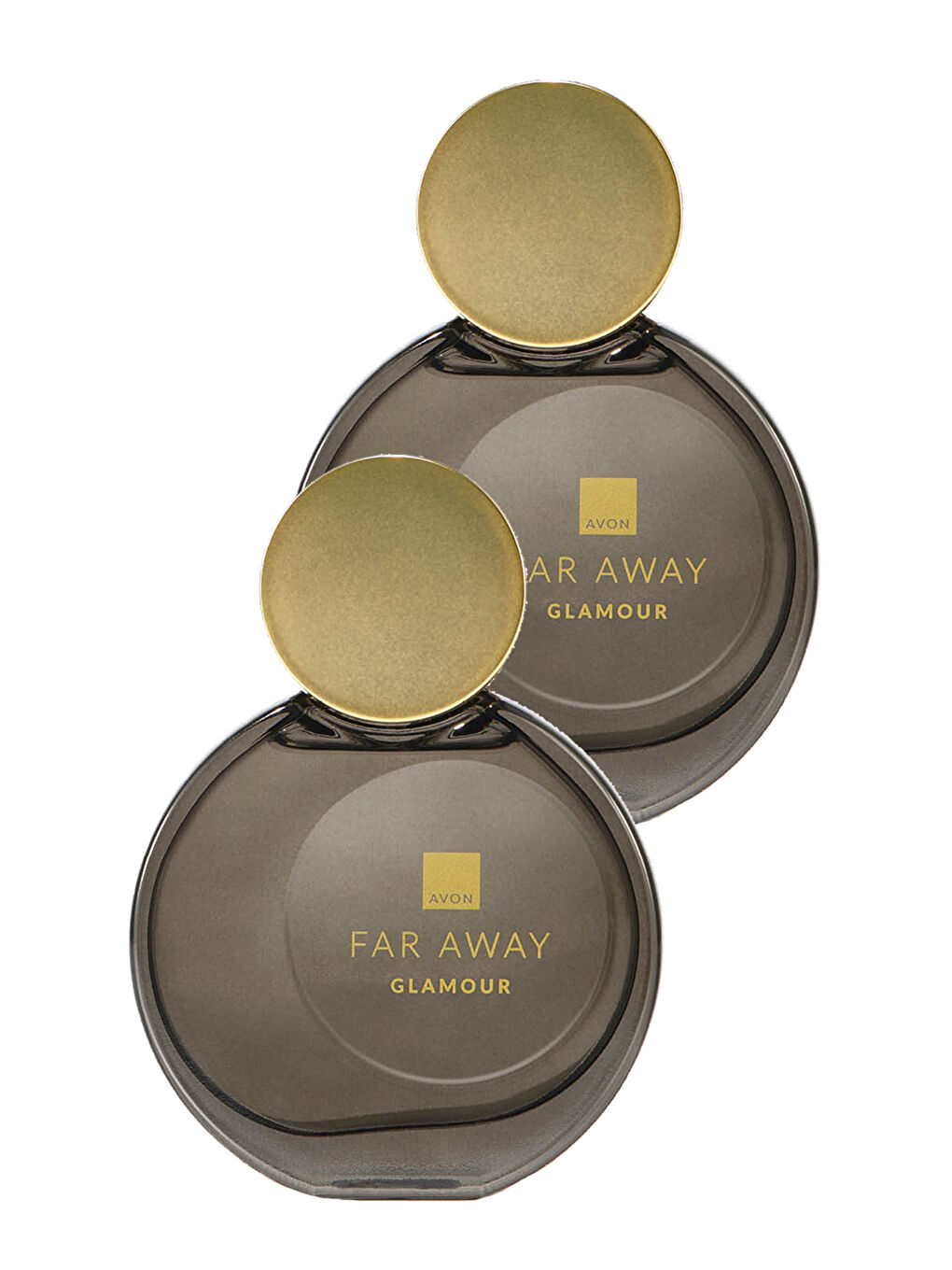 AVON Renksiz Far Away Glamour Kadın Parfüm Edp 50 Ml. İkili Set