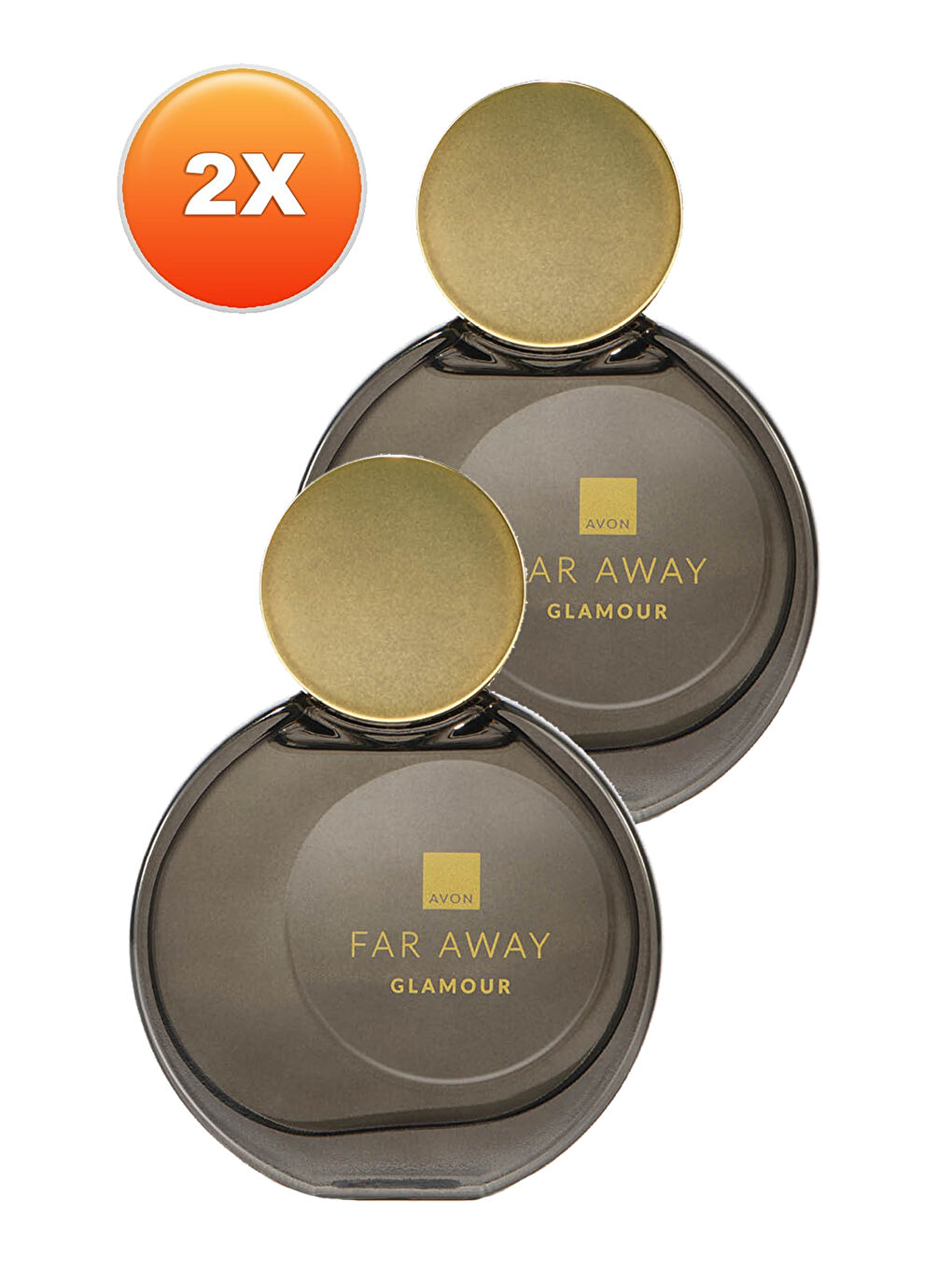 AVON Renksiz Far Away Glamour Kadın Parfüm Edp 50 Ml. İkili Set - 1