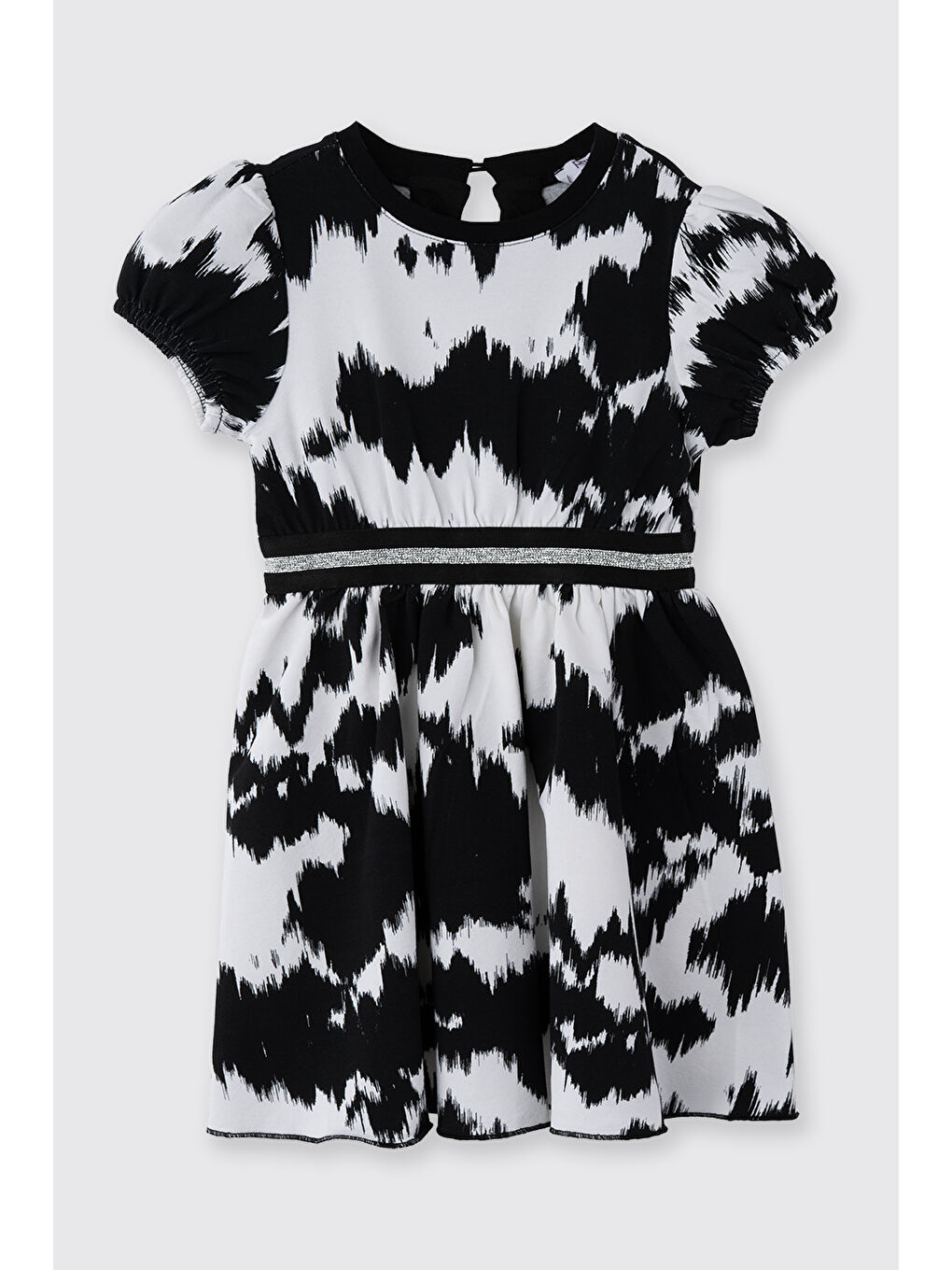 Kız Bebek Örme Siyah Elbise