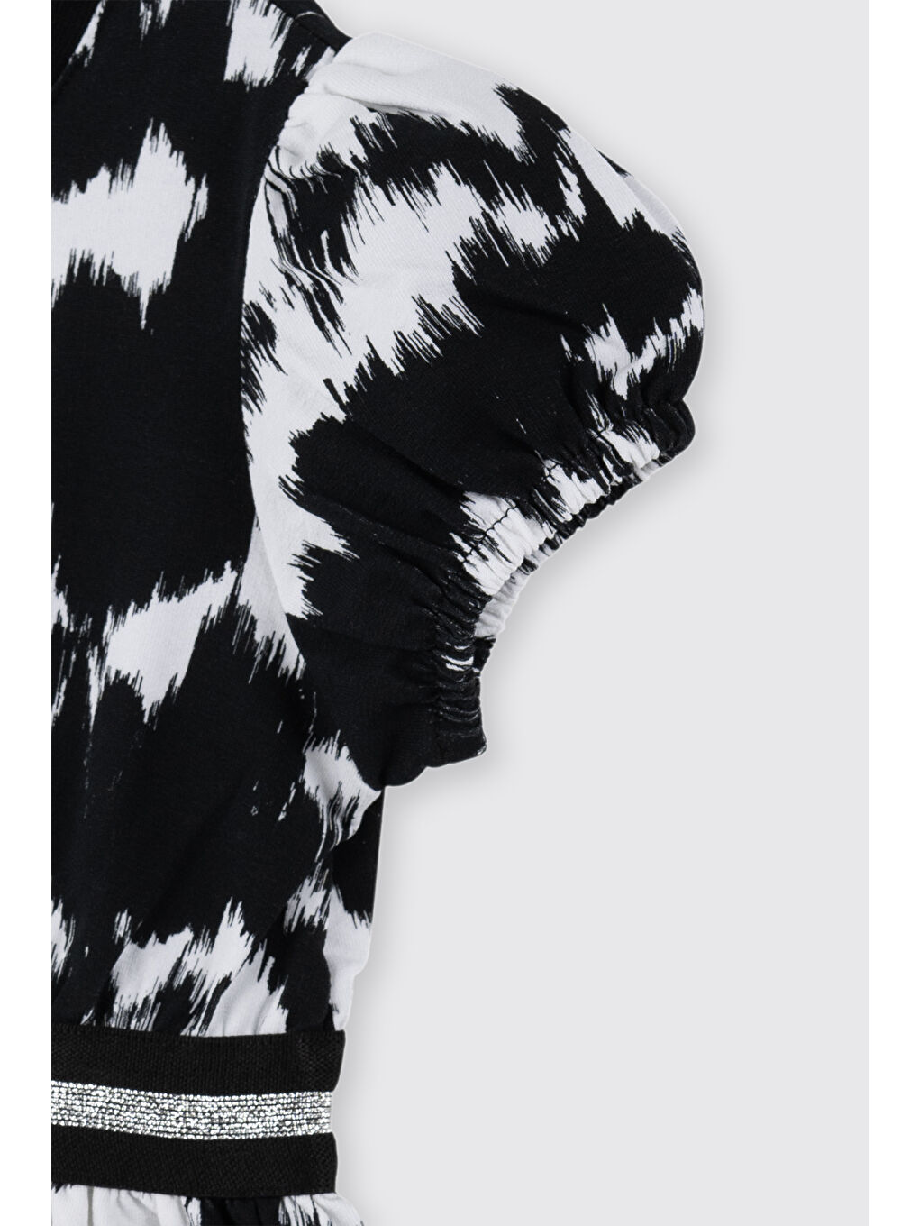 Kız Bebek Örme Siyah Elbise-1