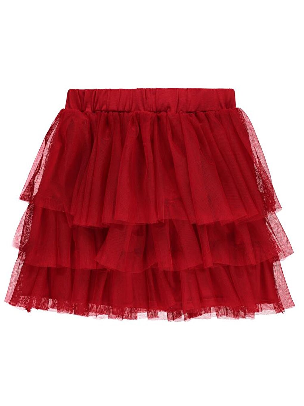 Girls Kat Kat Tütülü Etek 4-9 Yaş Etek - Kırmızı 9-10 Yaş-1