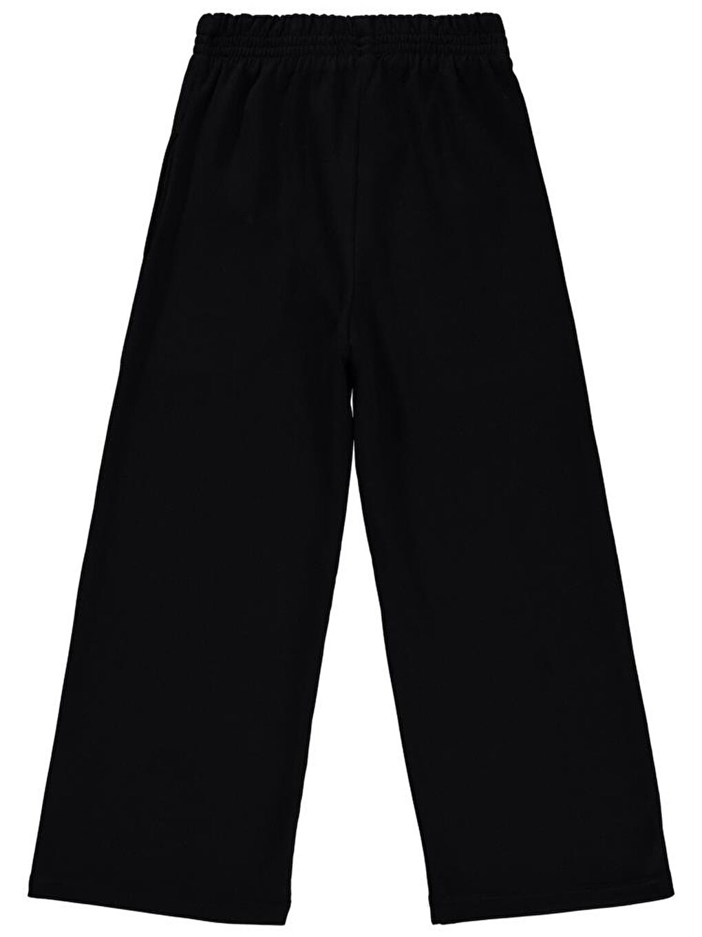 Girls Düz 6-9 Yaş Pantolon - Siyah 6-7 Yaş