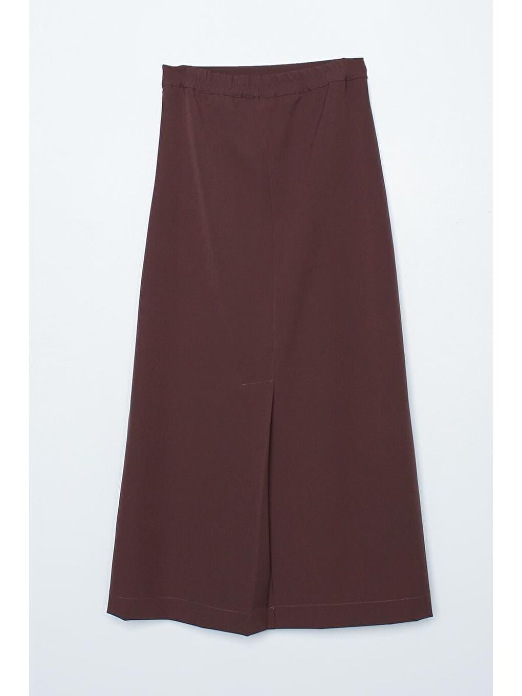 Bej Vizon Beli Lastikli Kalem Etek-7