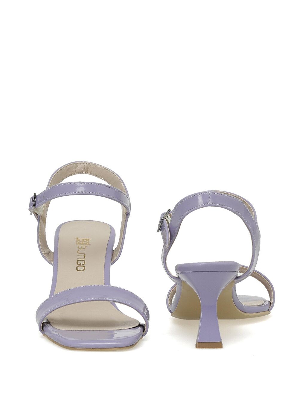 Mor MOLLY 3FX Lila Kadın Topuklu Sandalet-4