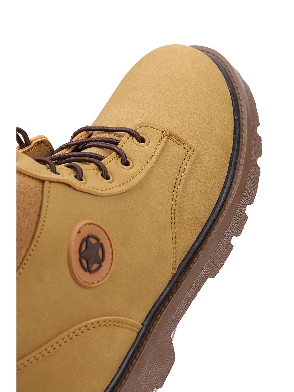 Sarı Alaca Fermuarlı Günlük Kız Çocuk Bot Ayakkabı-4