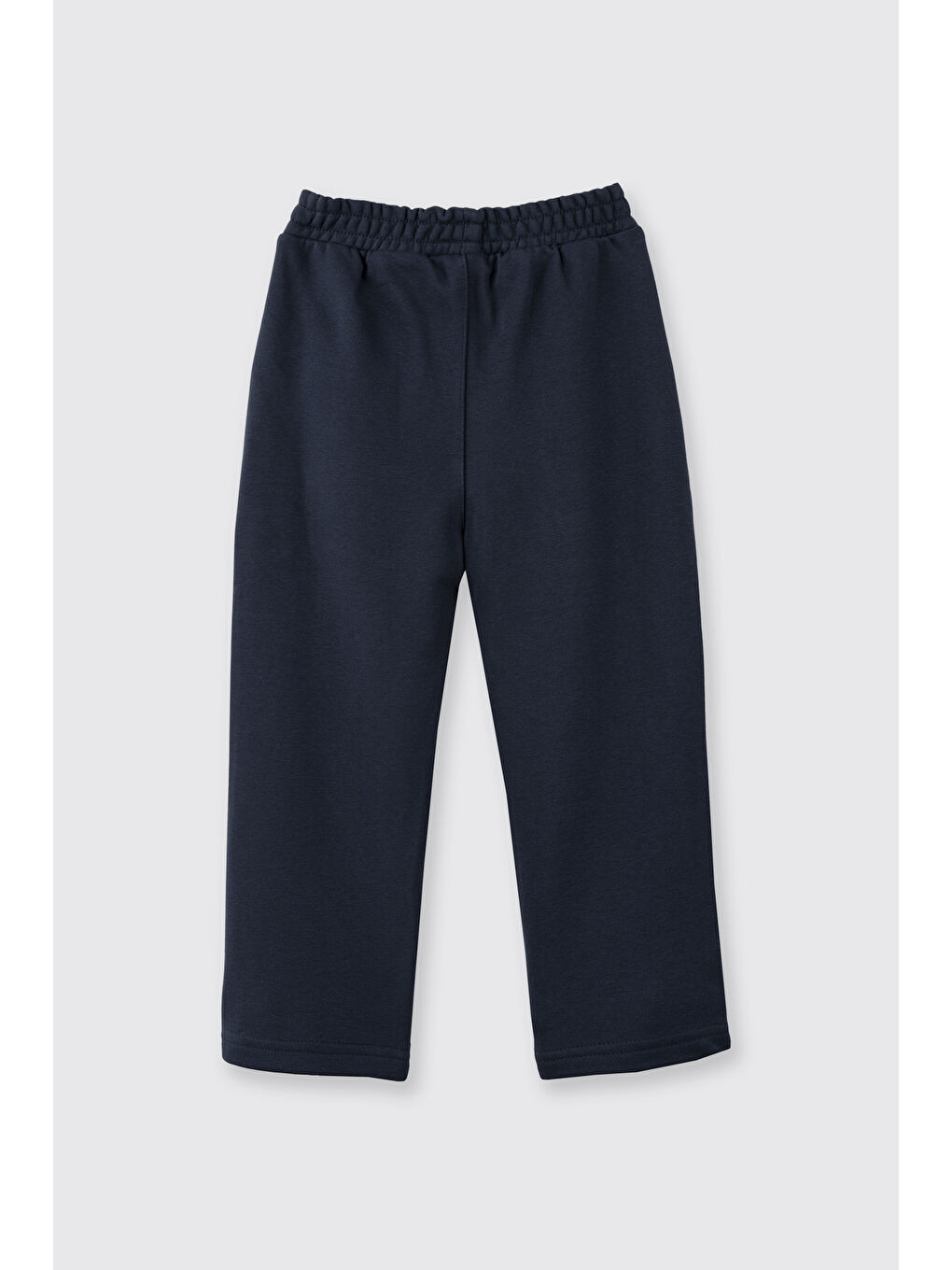 Erkek Bebek Beli Lastikli Örme Lacivert Pantolon-2