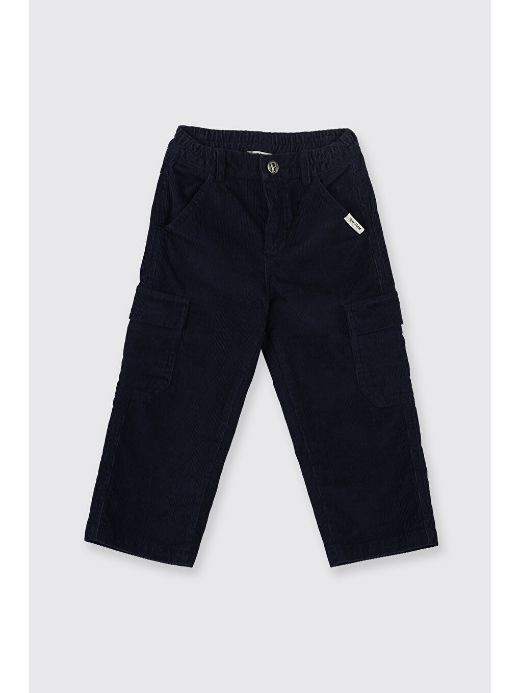 Erkek Bebek Kadife Lacivert Pantolon-0