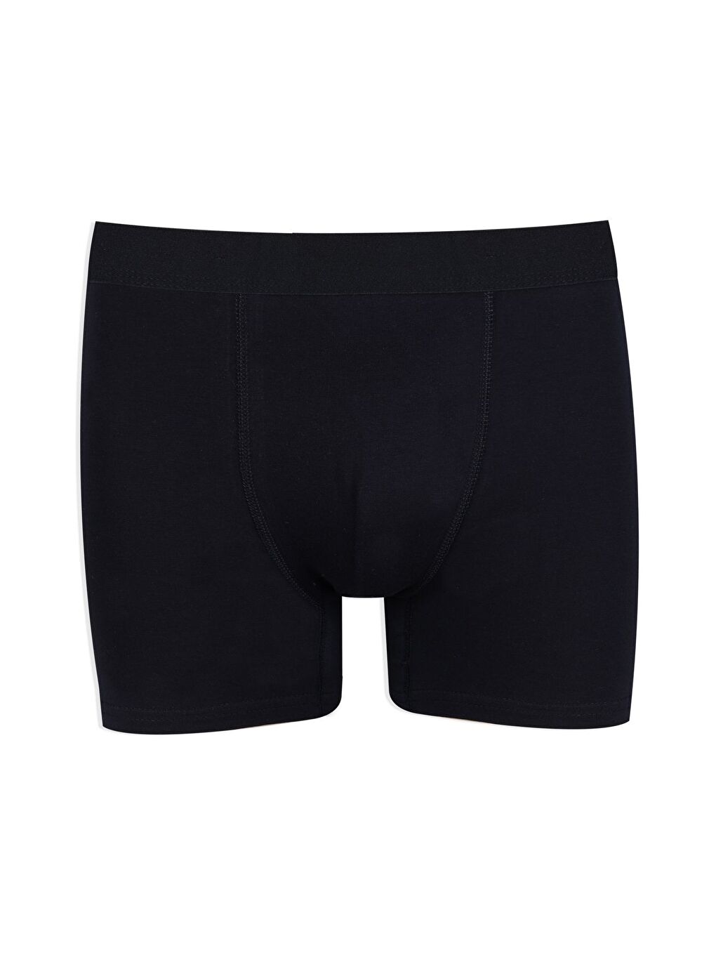 Siyah Erkek 3'lü Pamuklu Elastanlı Boxer-1
