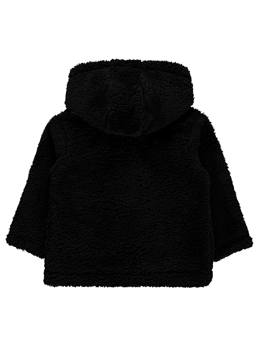 Baby Kapüşonlu Patlı 6-18 Ay Hırka - Siyah 18-24 Ay-3