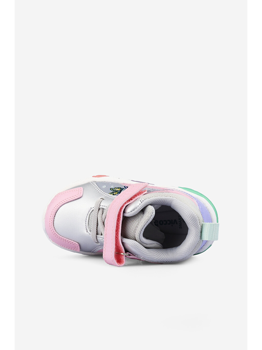 Pembe Rocky Işıklı Kız Bebek Pudra Bot-2
