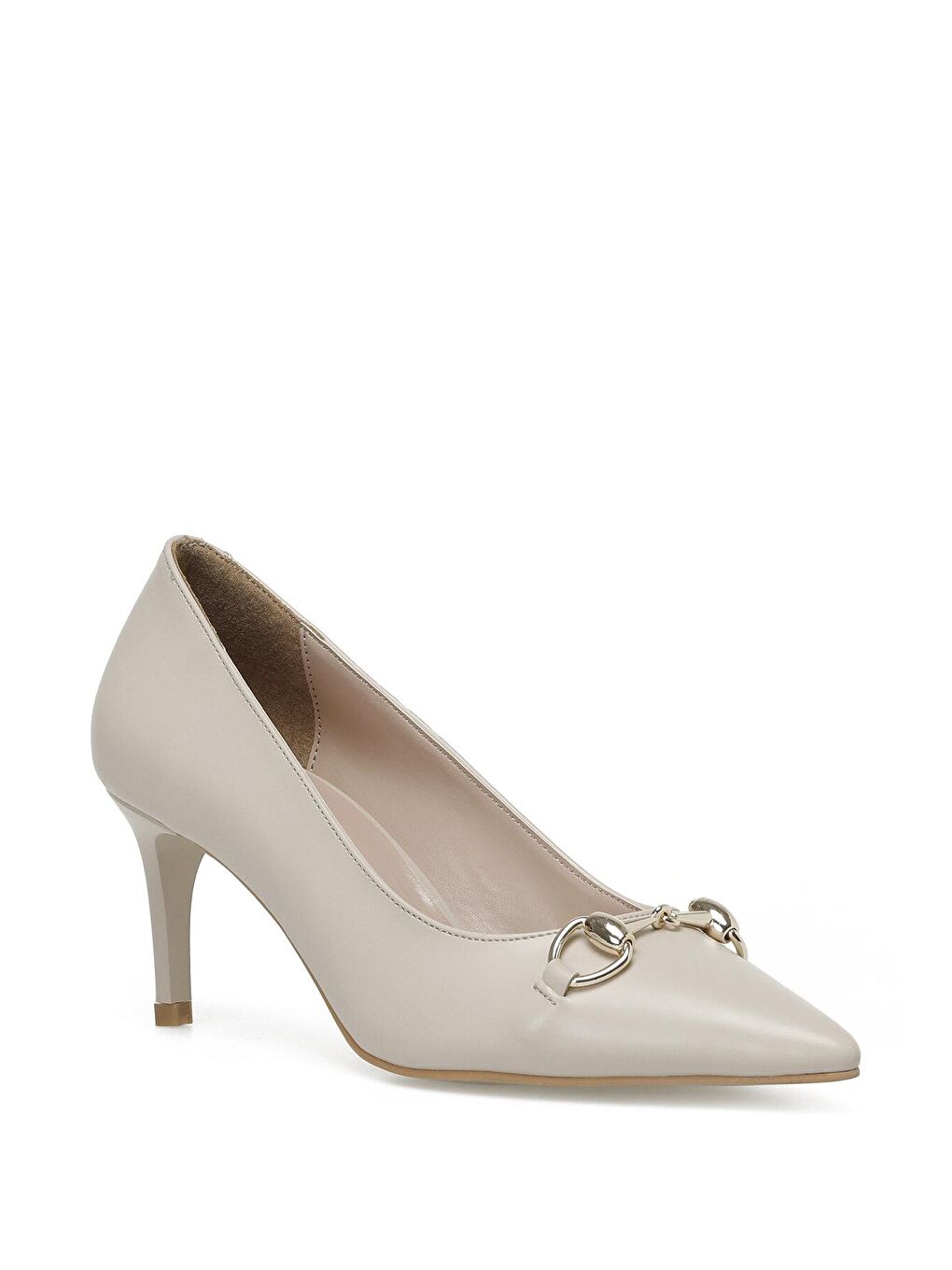 CLARA 3FX Bej Kadın Topuklu Ayakkabı-1