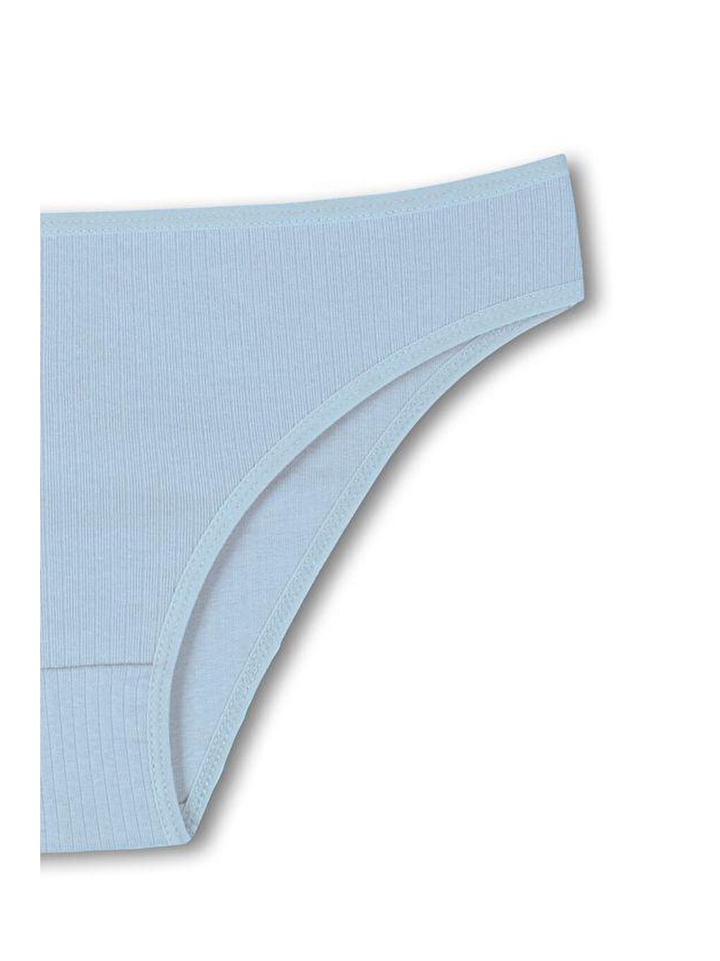 Karışık Pamuklu Fitilli Dokulu Slip Kadın Külot 7'li-4