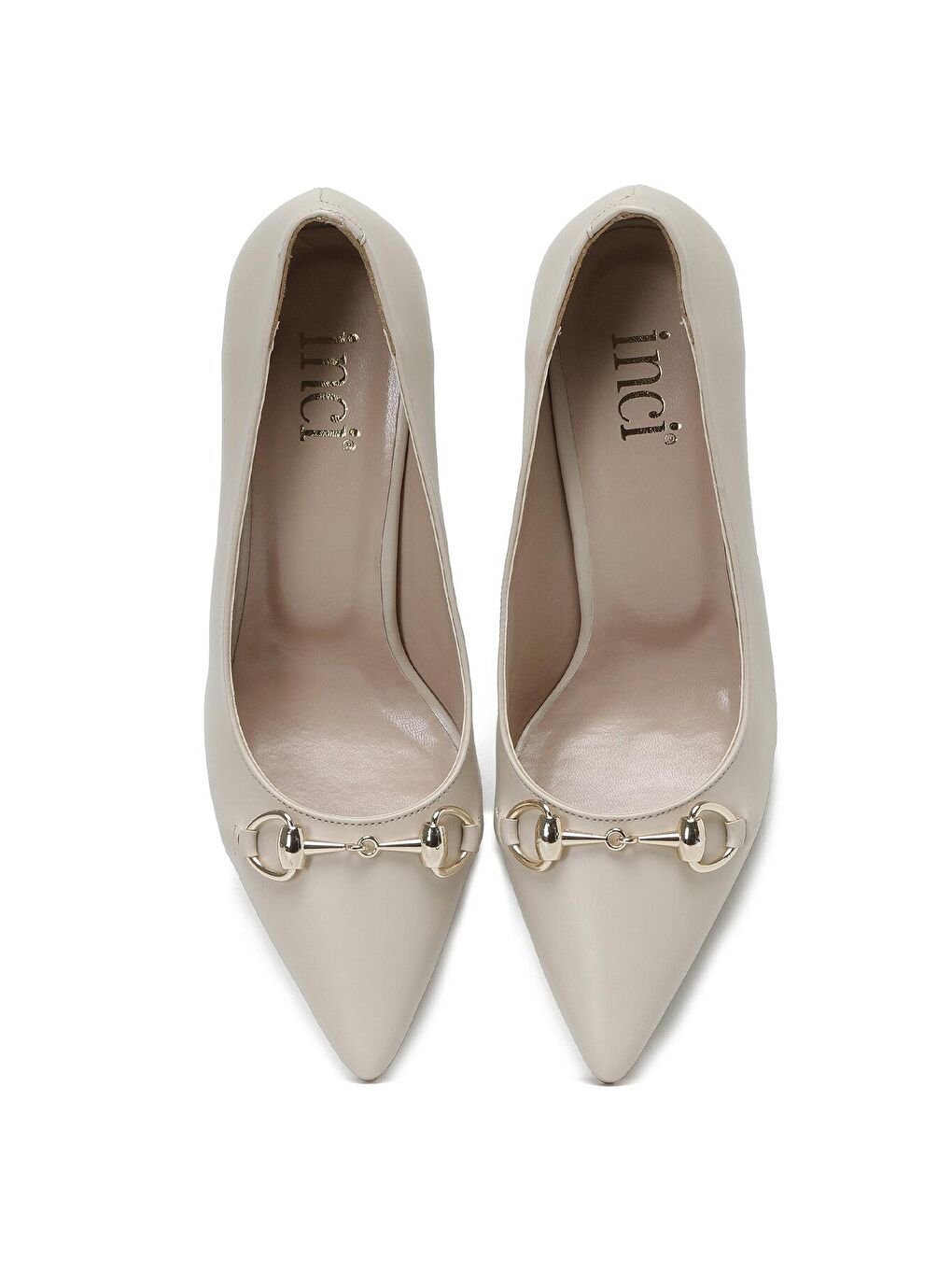 CLARA 3FX Bej Kadın Topuklu Ayakkabı-3