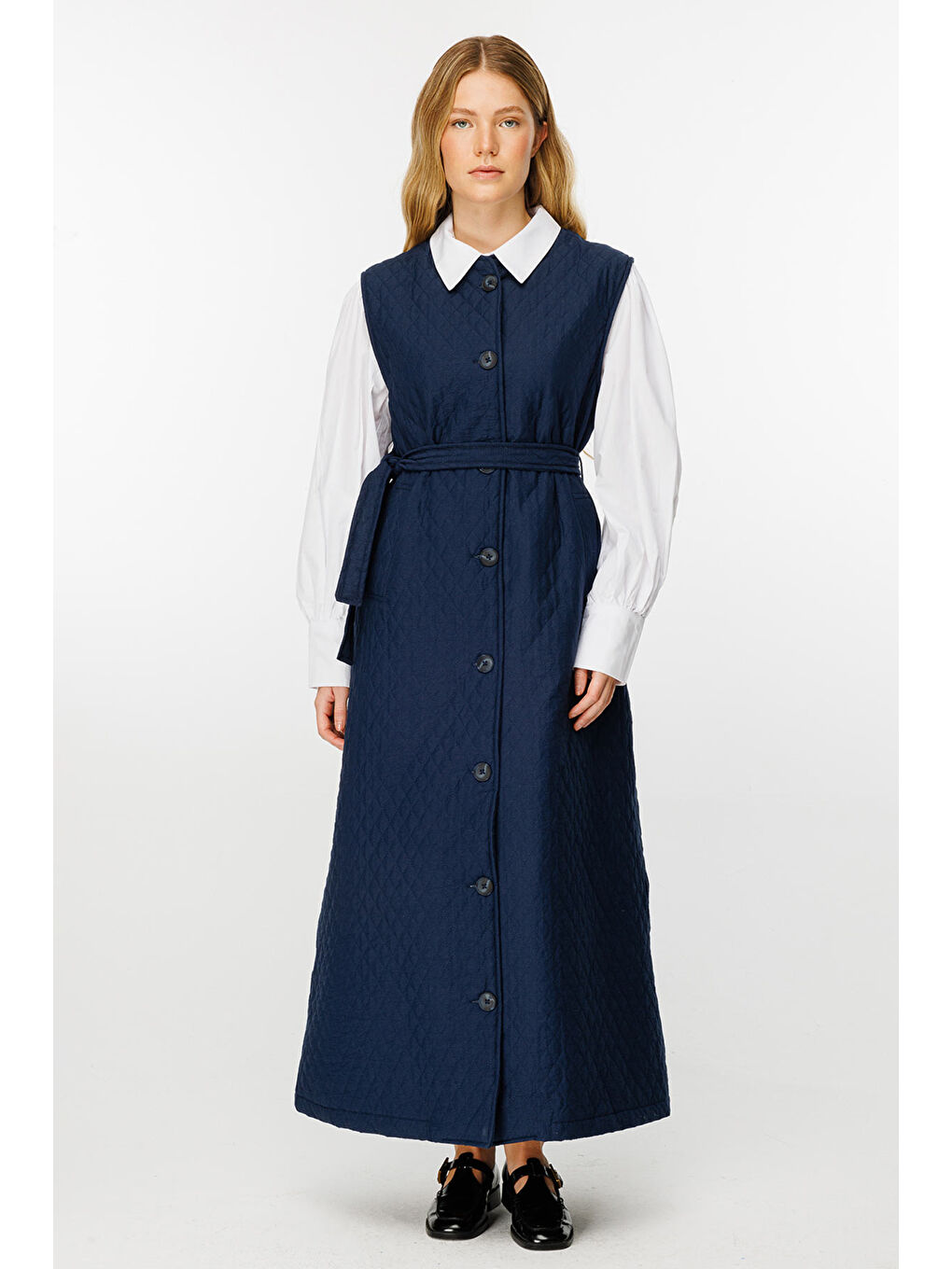 Kapitone Lacivert Jile-3