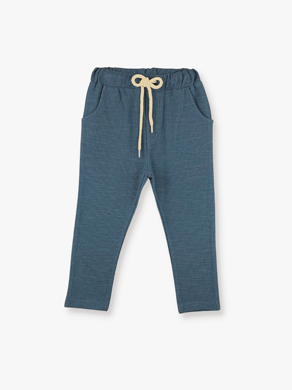 Lacivert Bisiklet Yaka Uzun Kollu Erkek Bebek 2'li Takım-2