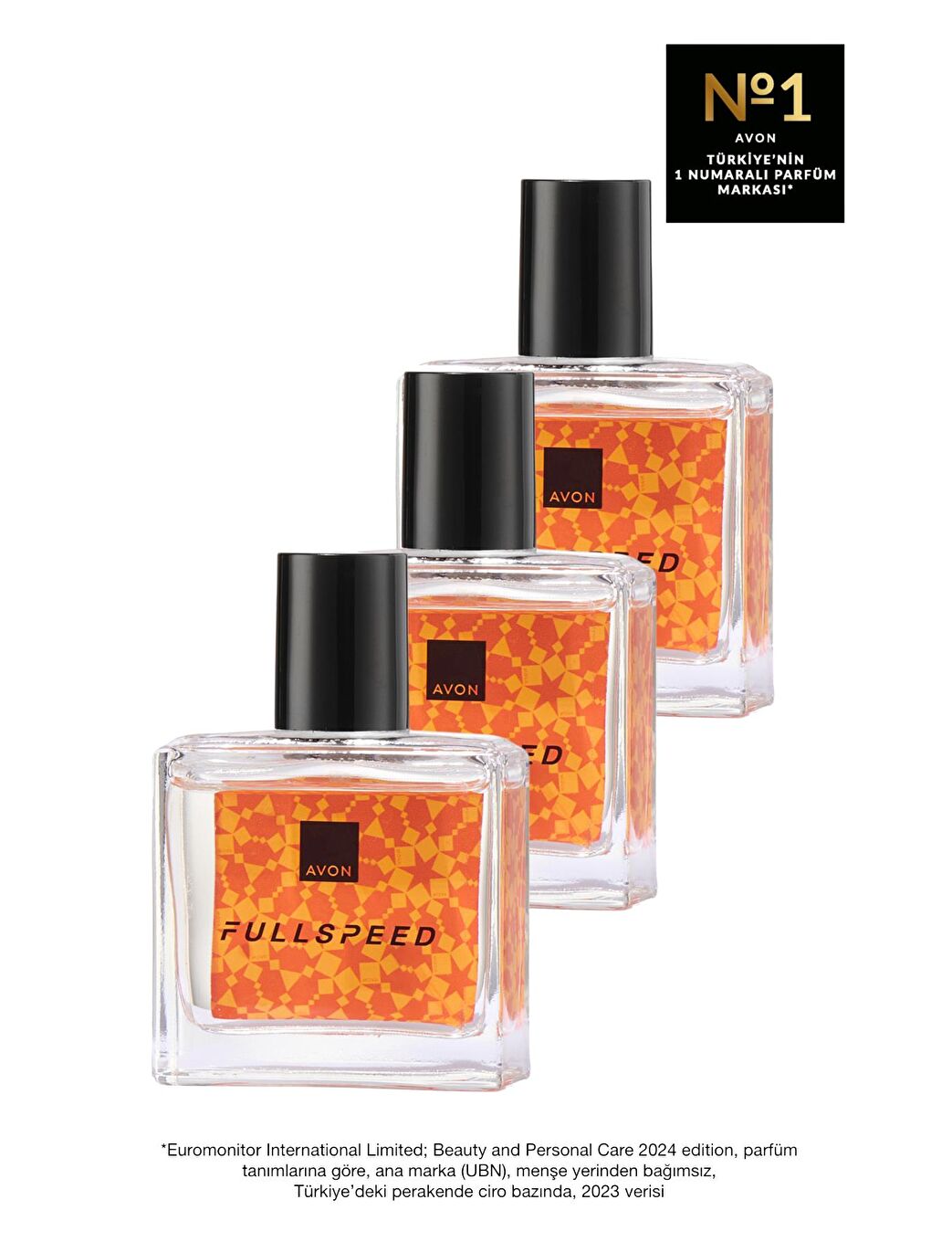 Full Speed Erkek Parfüm Edt 30 Ml. Üçlü Set-1