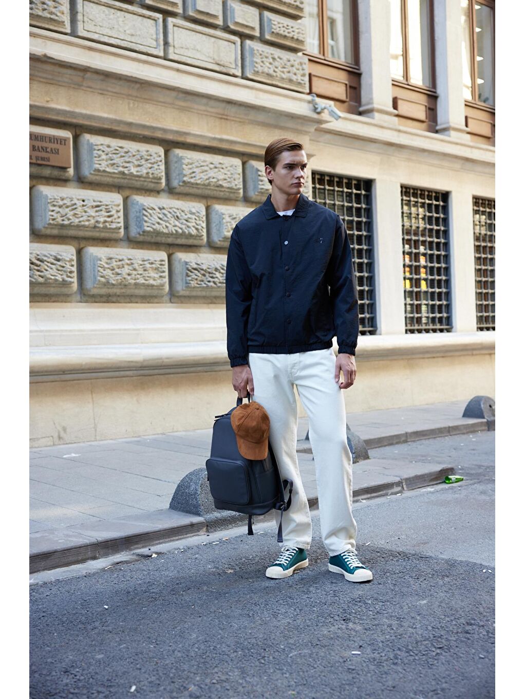 Erkek Paraşüt Mont Ceket Siyah-3