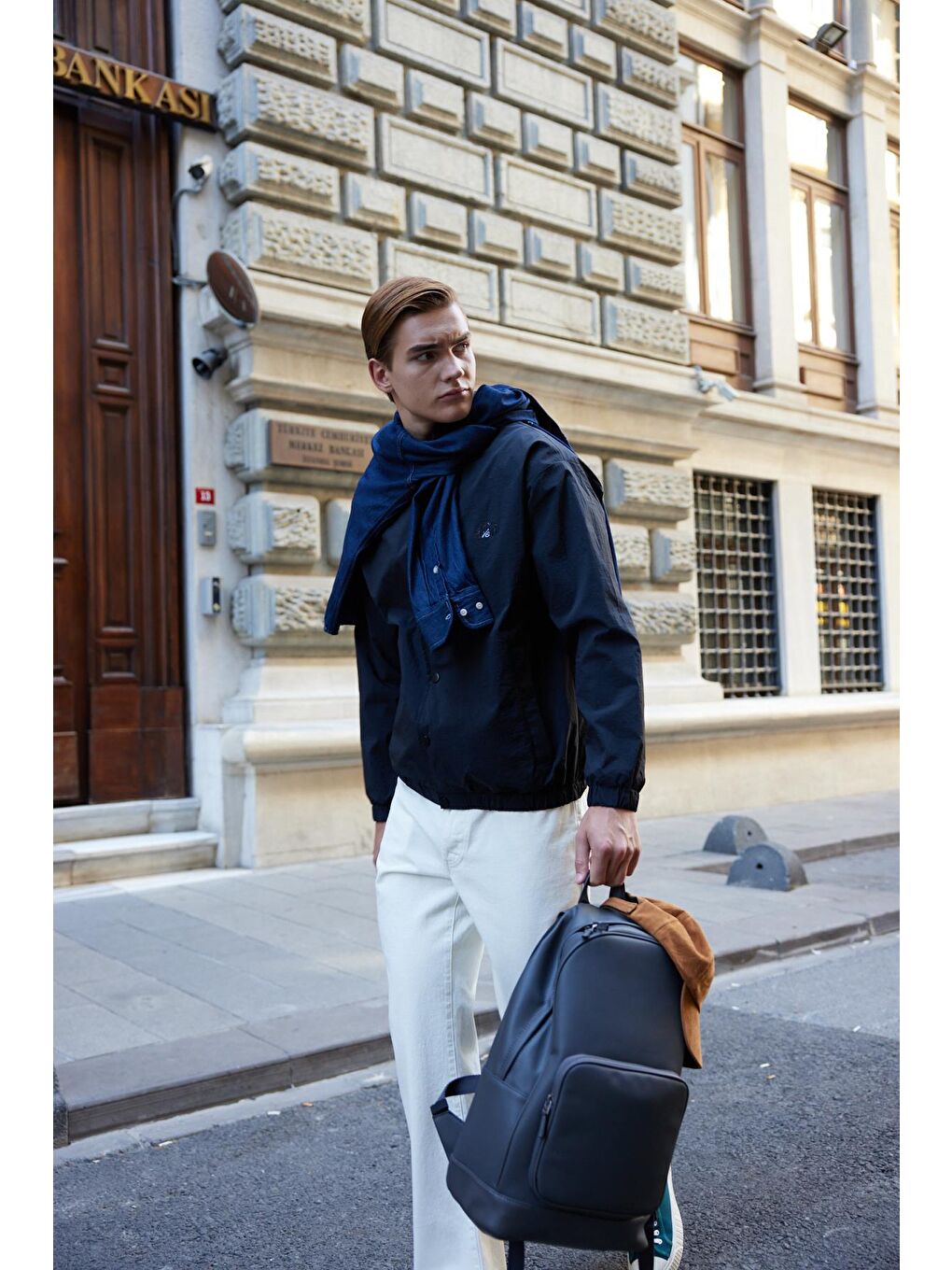 Erkek Paraşüt Mont Ceket Siyah-5