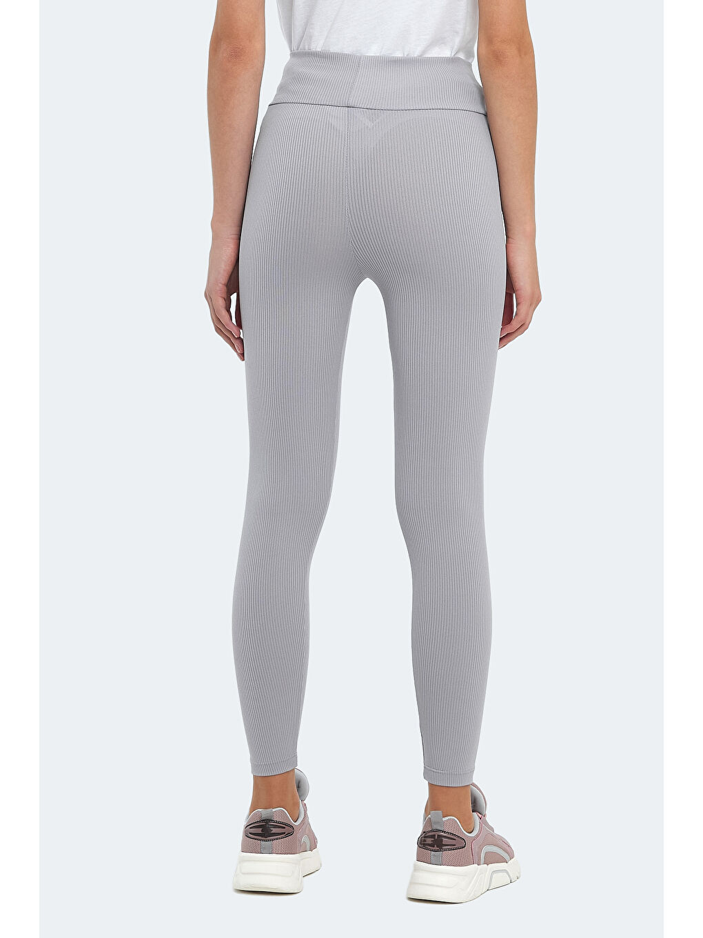 PRADEEP Kadın Fitness Tayt Gri-3