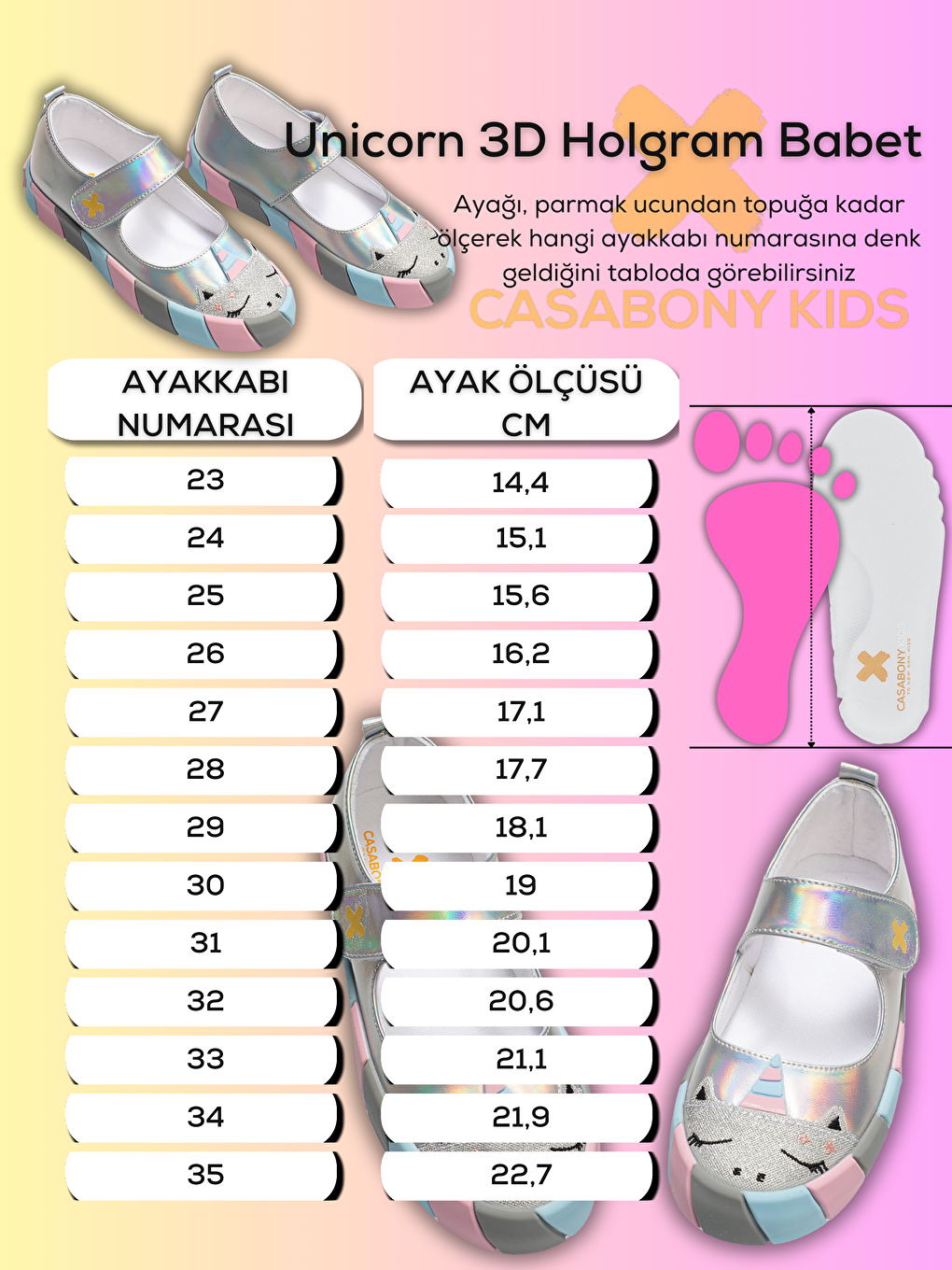 Gri 3d Hologram Kız Çocuk Sneakers-4