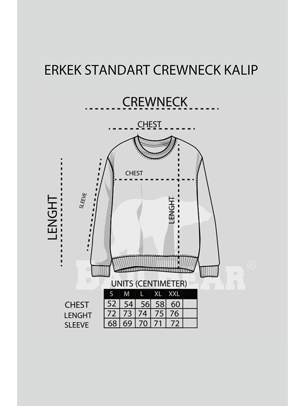 Bad Bear Tarçın Logo Crewneck Ginger Tarçın Baskılı Erkek Sweatshirt - 5