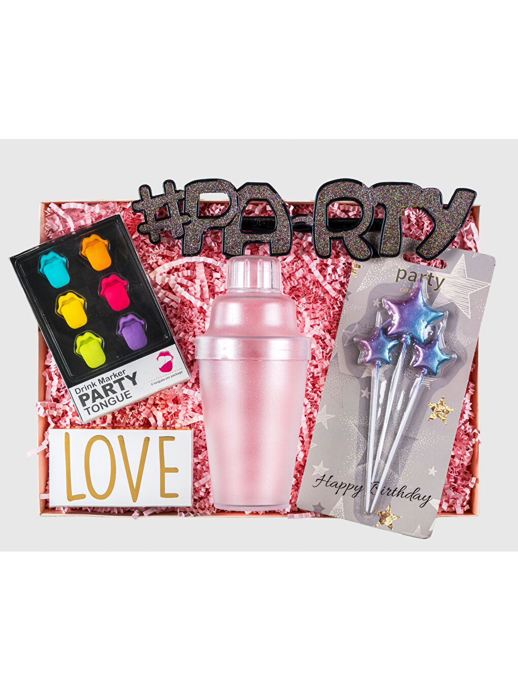 Pembe İyi ki Doğdun Partisi Hediye Kutusu