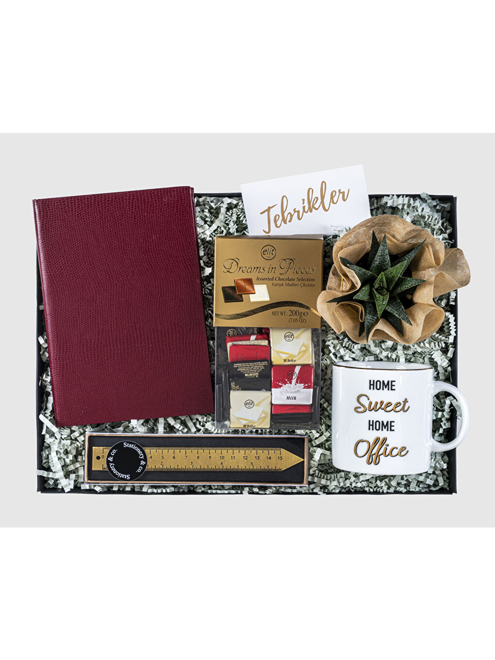 Siyah Bordo Gold Şıklığı Hediye Kutusu