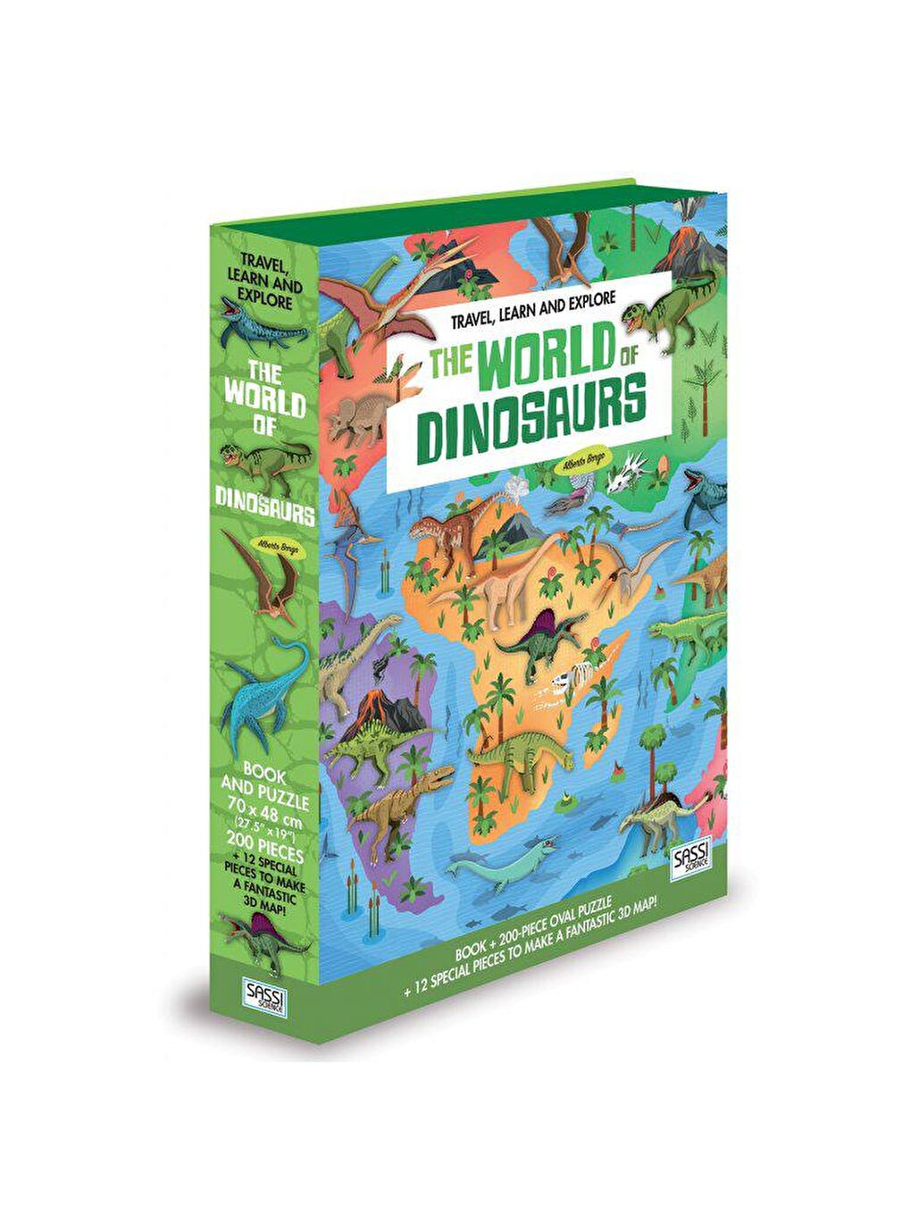 Sassi Karışık Travel - Learn and Explore - The World of Dinosaurs - 1