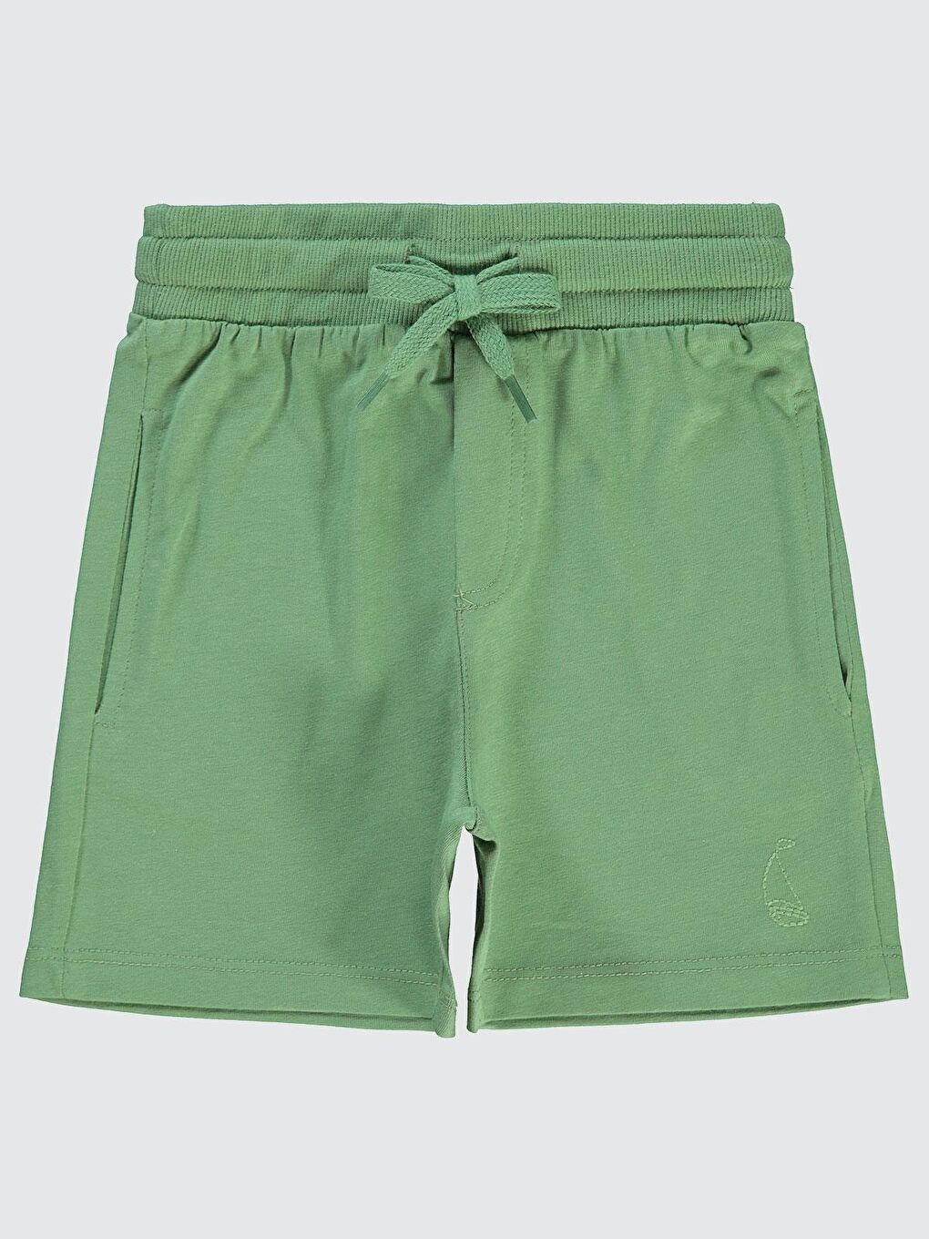 Boys Yelken Nakışlı Süprem 2-5 Yaş Kapri - Haki 2-3 Yaş-1