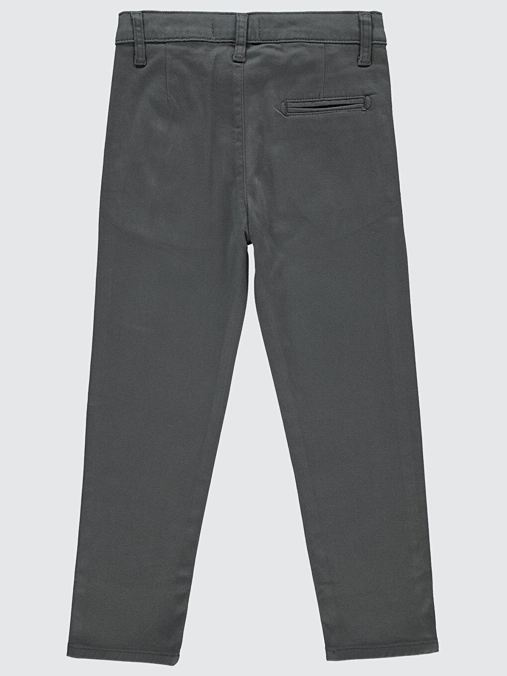 Boys 5 Cep Klasik 6-9 Yaş Pantolon - Gri 7-8 Yaş