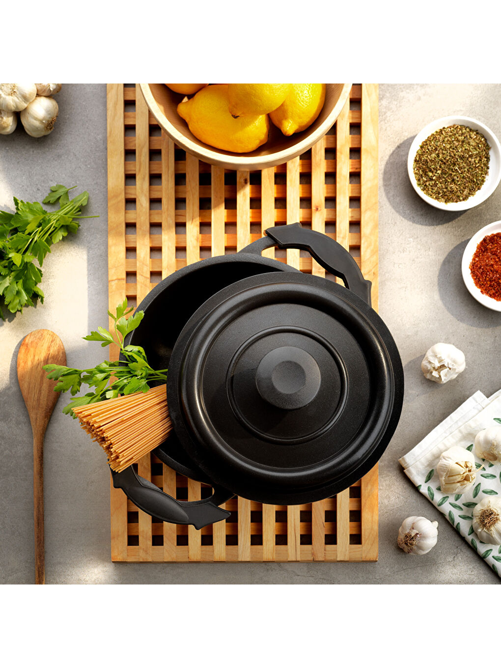 Siyah Black Master Derin Tencere 20 cm