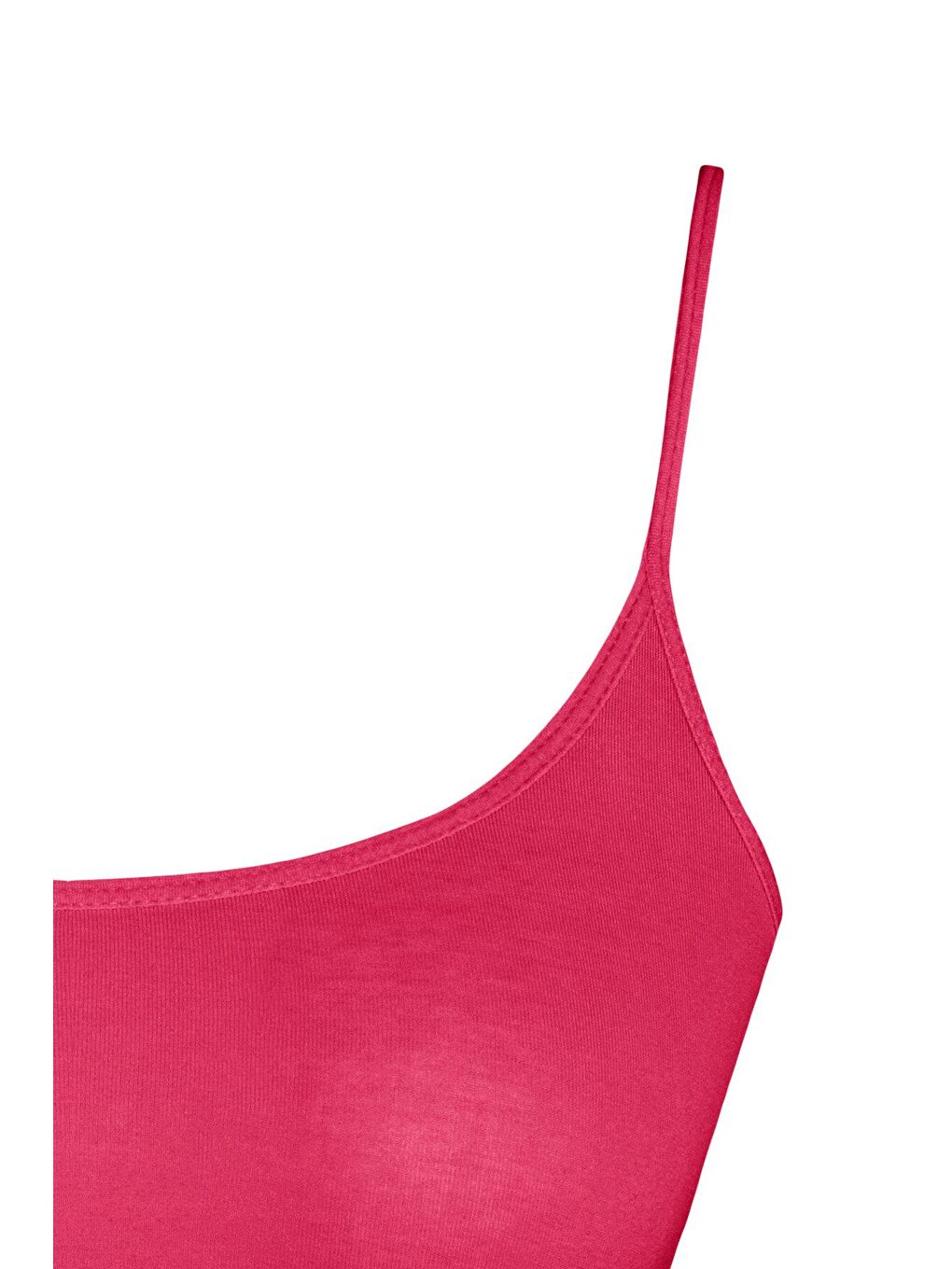 Fuşya Pamuklu İnce Askılı Kapsız Kız Çocuk Alıştırma Büstiyer-1