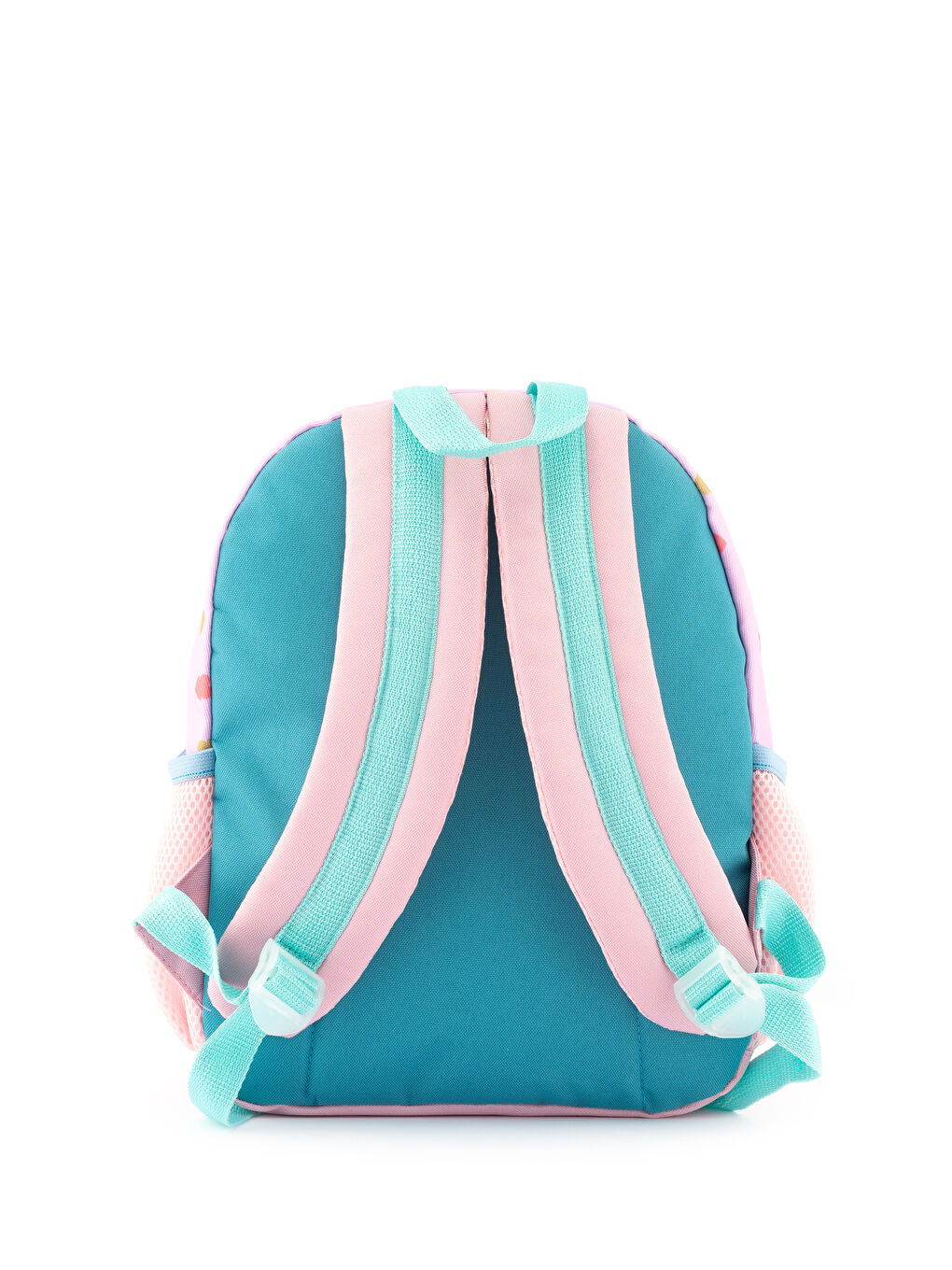 Kız Çocuk Pembe Kalp Desenli  Yazılı Anaokul Çantası-2