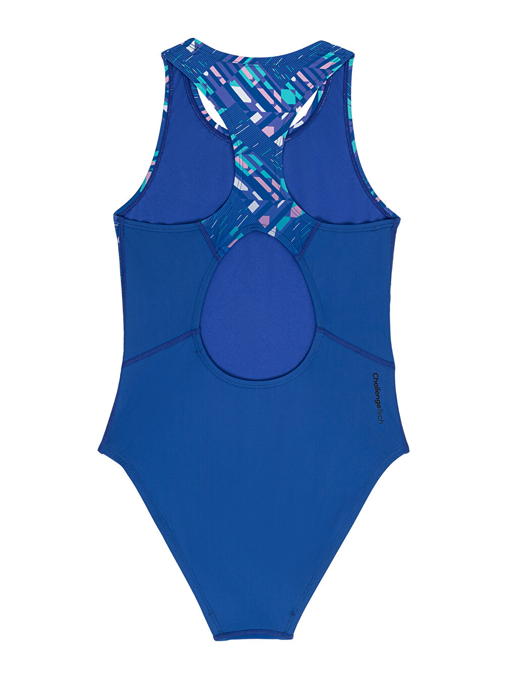 Sports Back Kız Çocuk Pembe / Mor Mayo-1