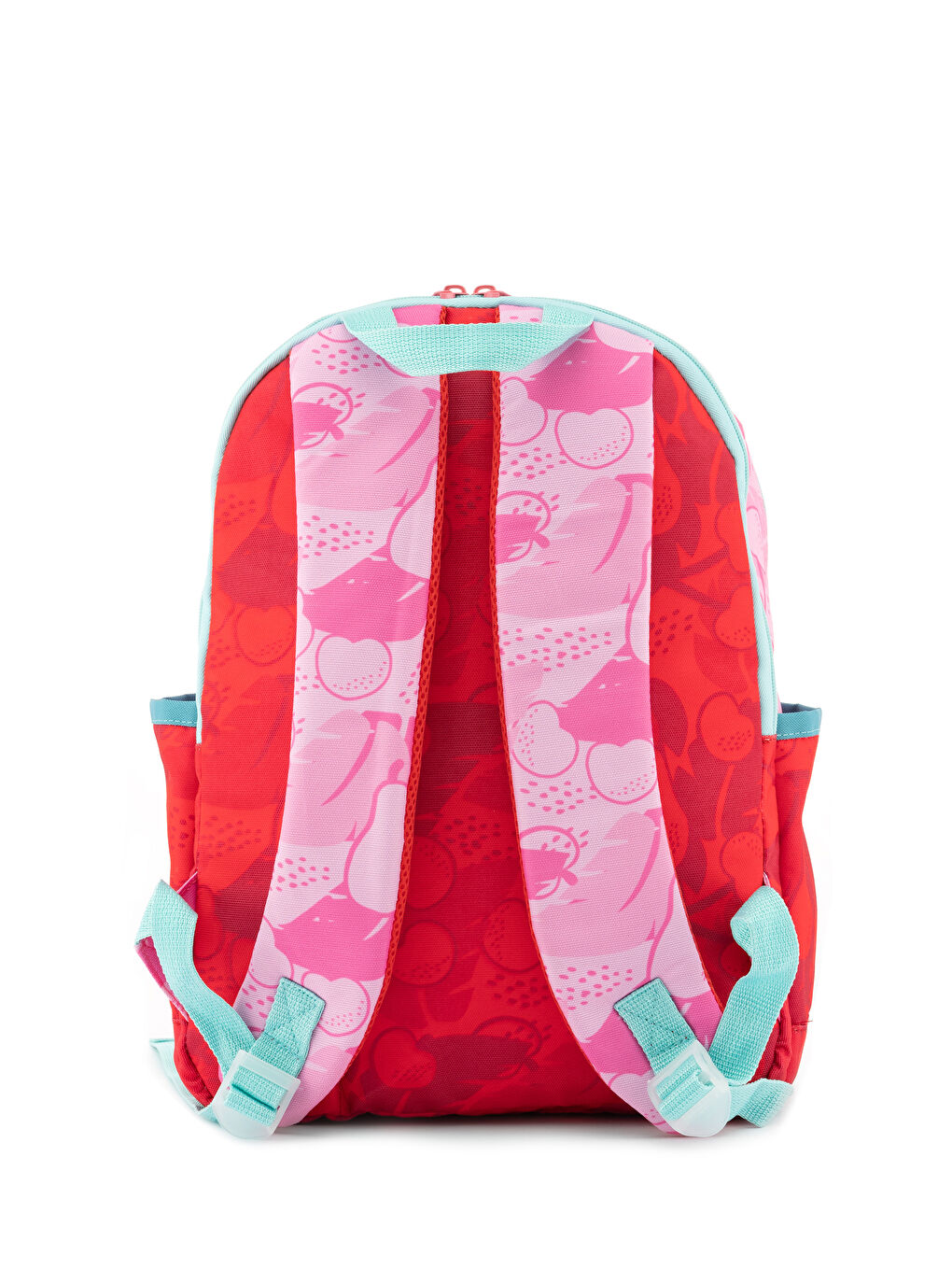 Kız Çocuk Pembe Kiraz Desenli  Yazılı Sırt Çantası-3