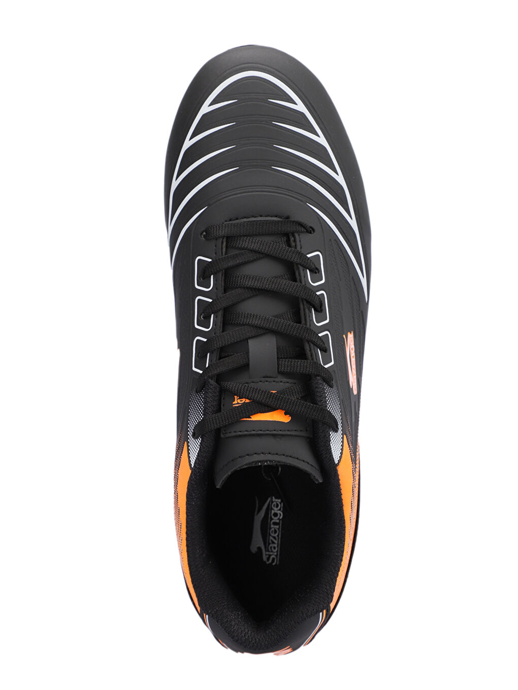 DANGER I KR Erkek Halı Saha Siyah / Turuncu Futbol Ayakkabısı-4
