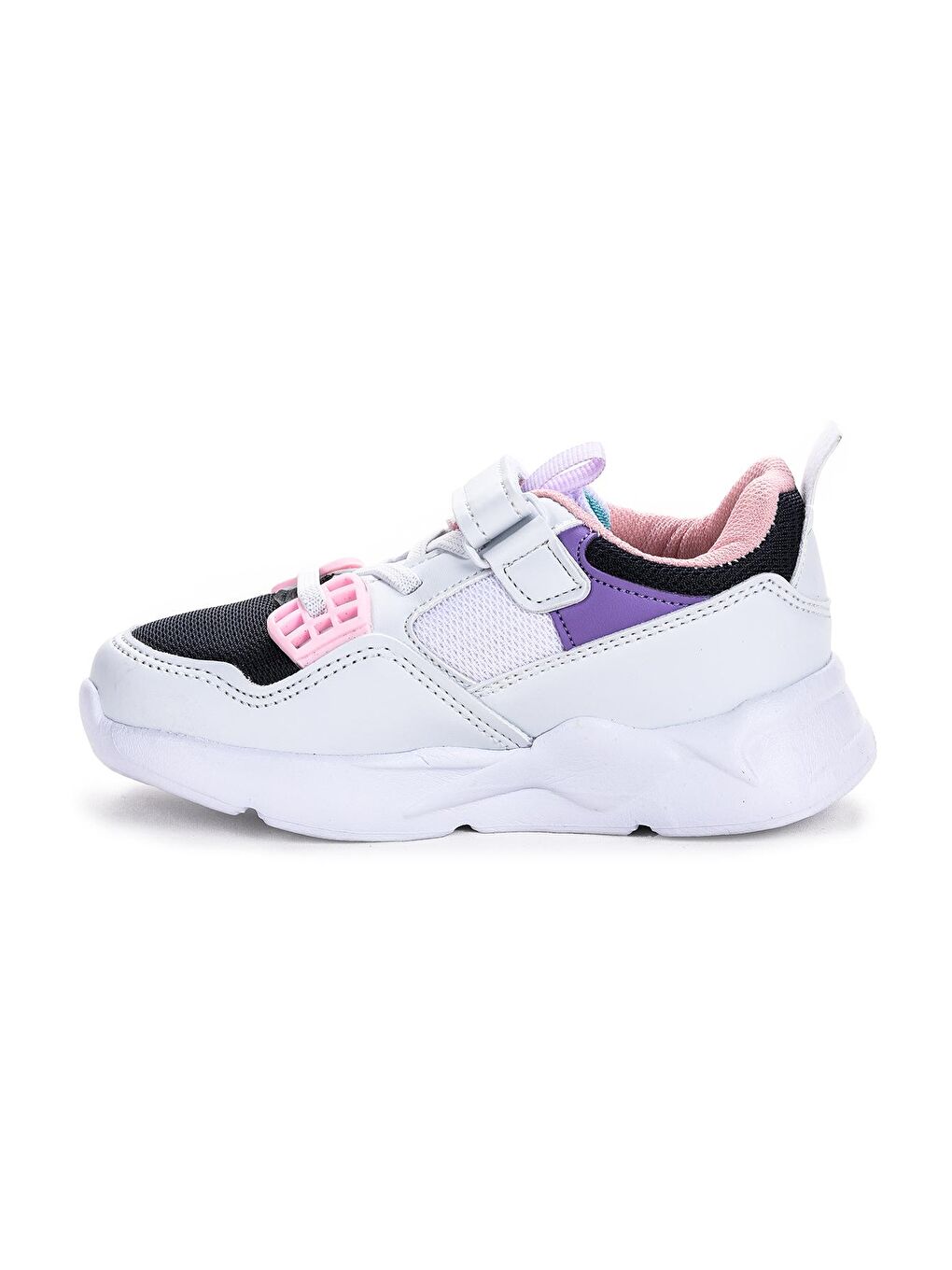 Beyaz Lero Cırtlı Kız/Erkek Çocuk Spor Ayakkabı-1