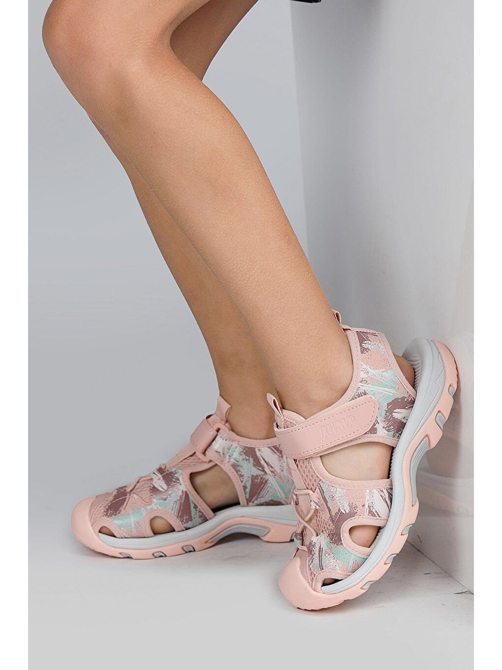 50027 Somon Pembe Kız Çocuk Sandalet-3