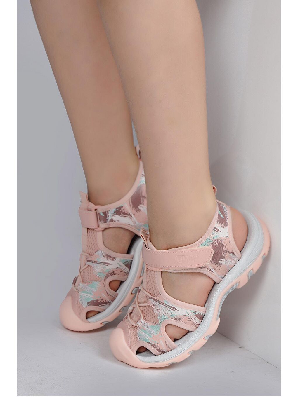 50027 Somon Pembe Kız Çocuk Sandalet-4