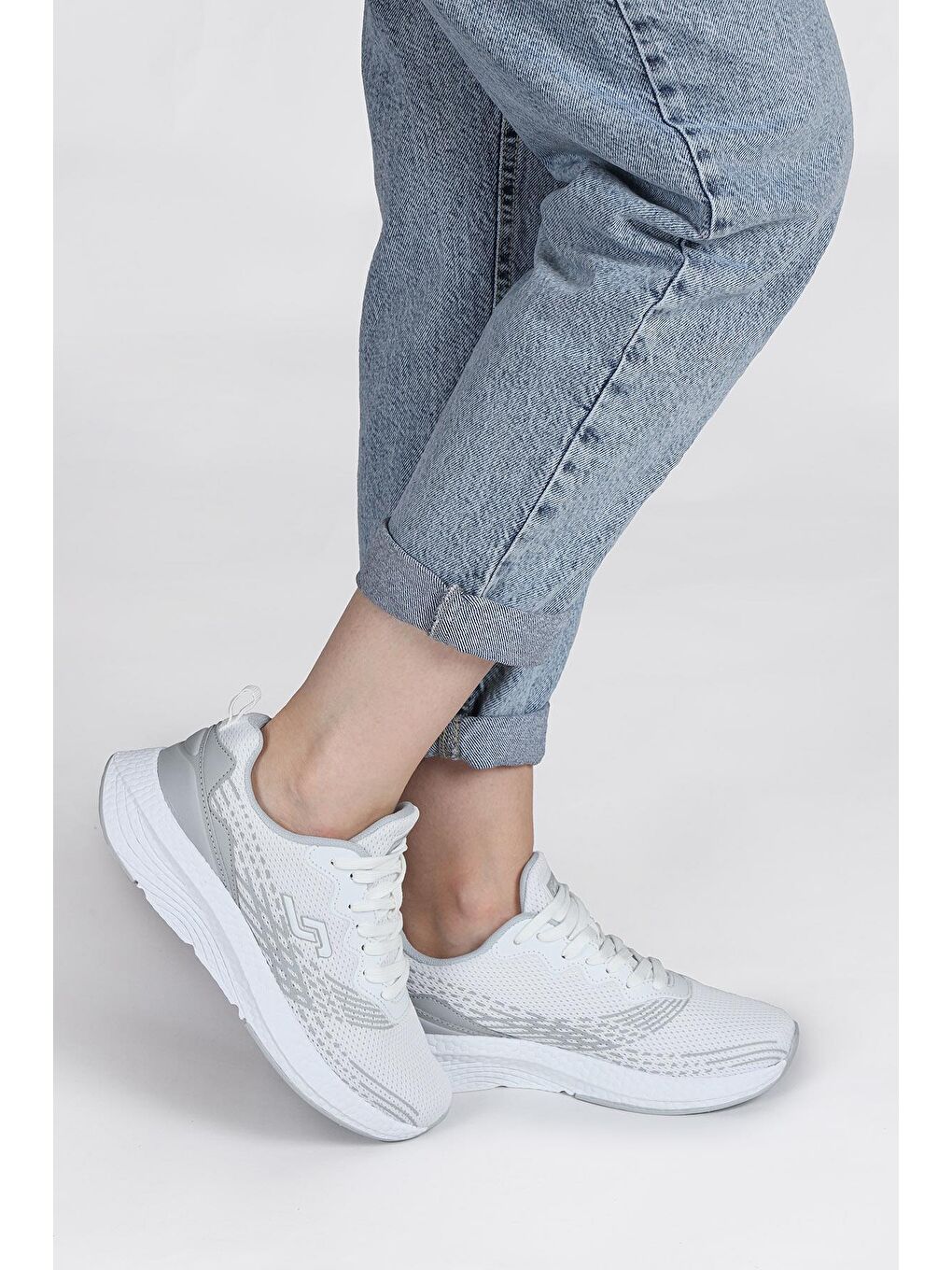 29038 Beyaz Kadın Sneaker Günlük Spor Ayakkabı-1