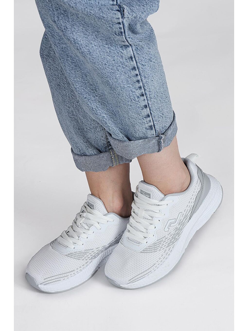 29038 Beyaz Kadın Sneaker Günlük Spor Ayakkabı-2