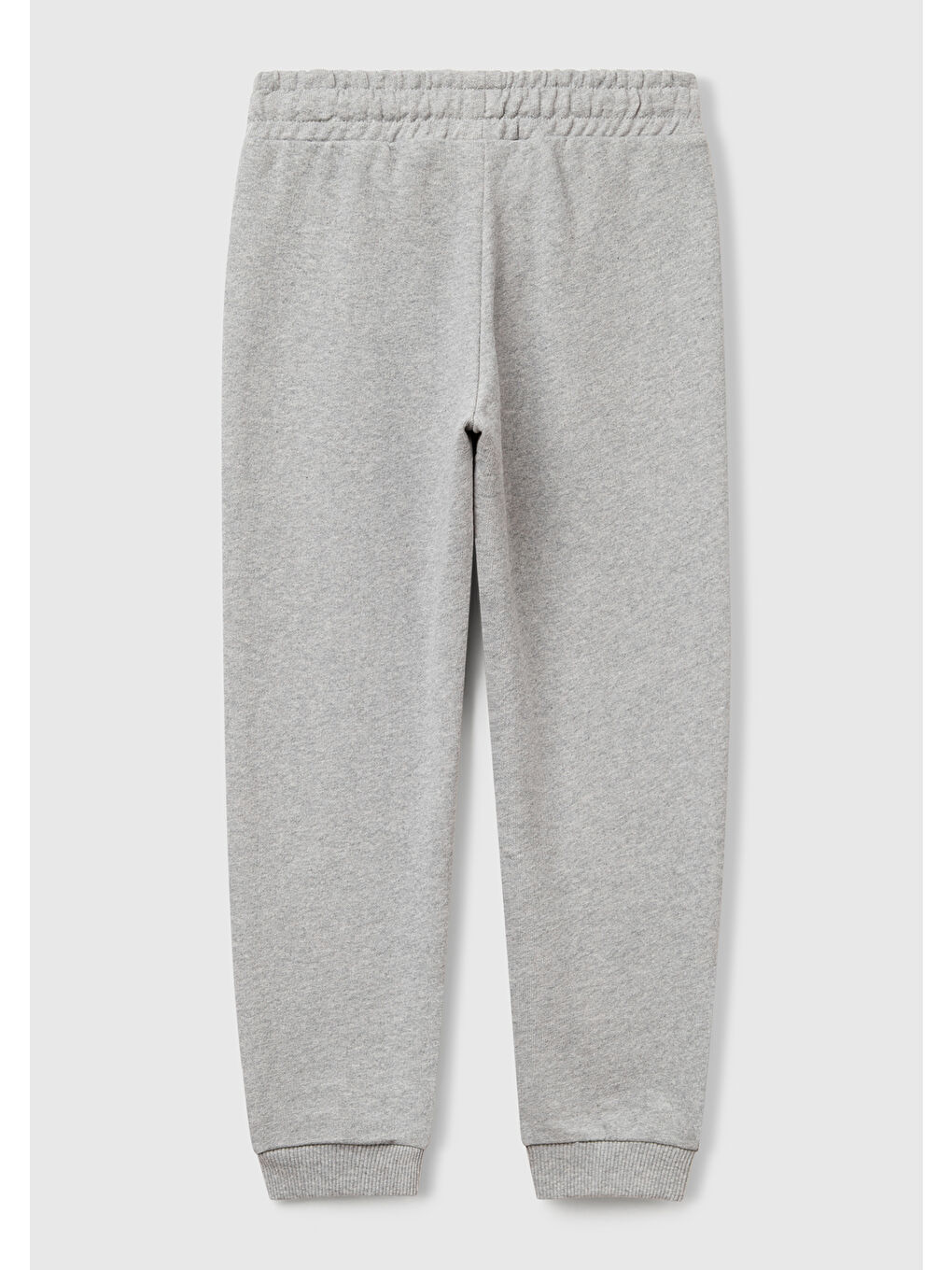 Kız Çocuk Gri Melanj Logolu Eşofman Altı-1