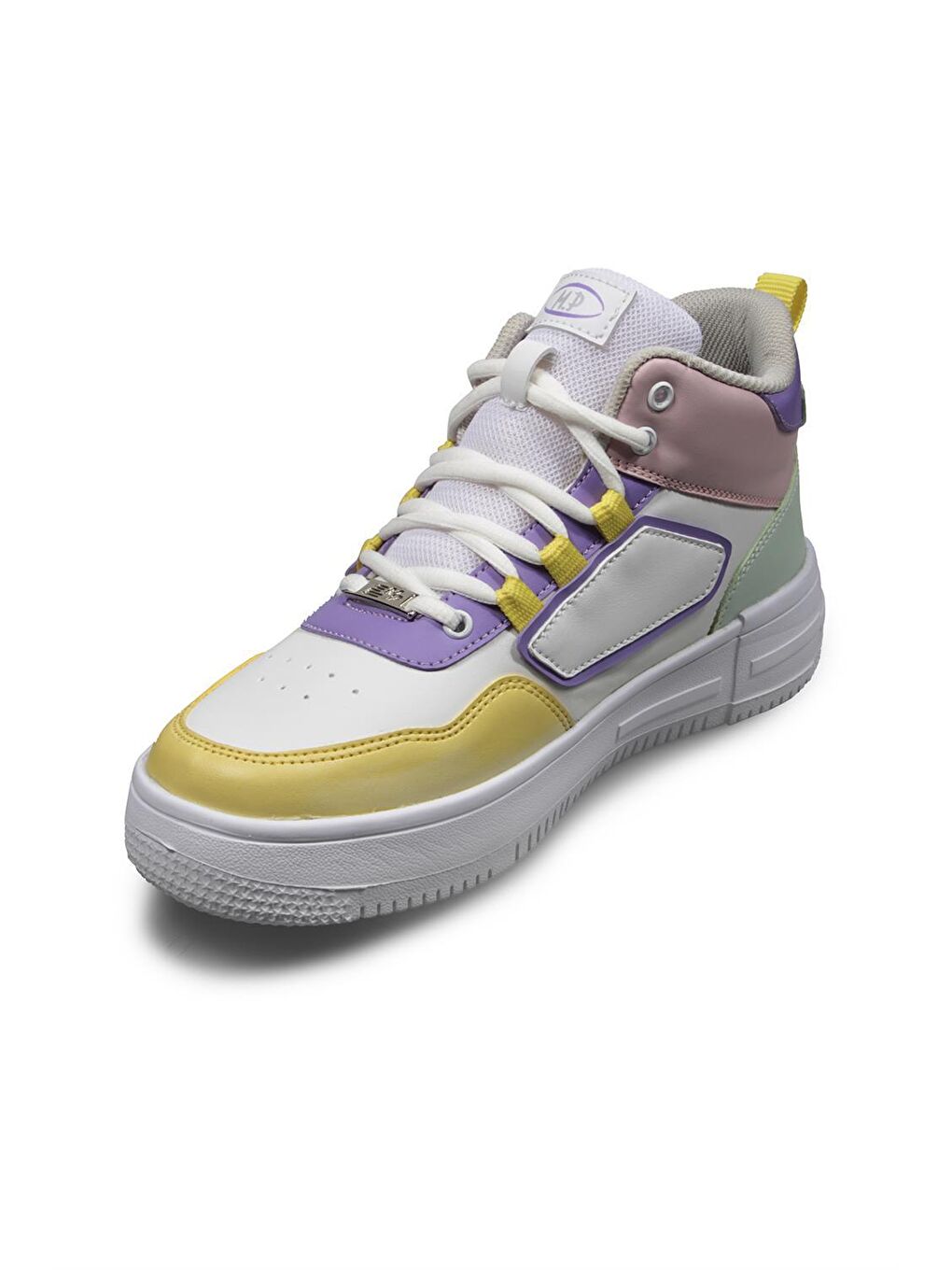 Kadin Beyaz Sari Spor Ayakkabı-2