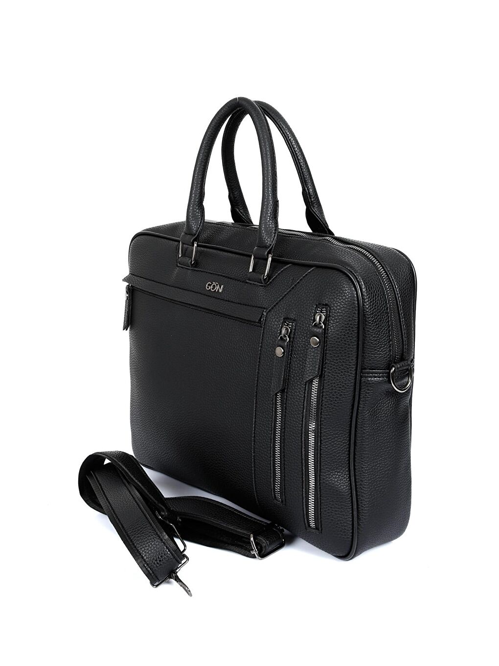 Siyah Büyük Boy Unisex Evrak Çantası B6804-3