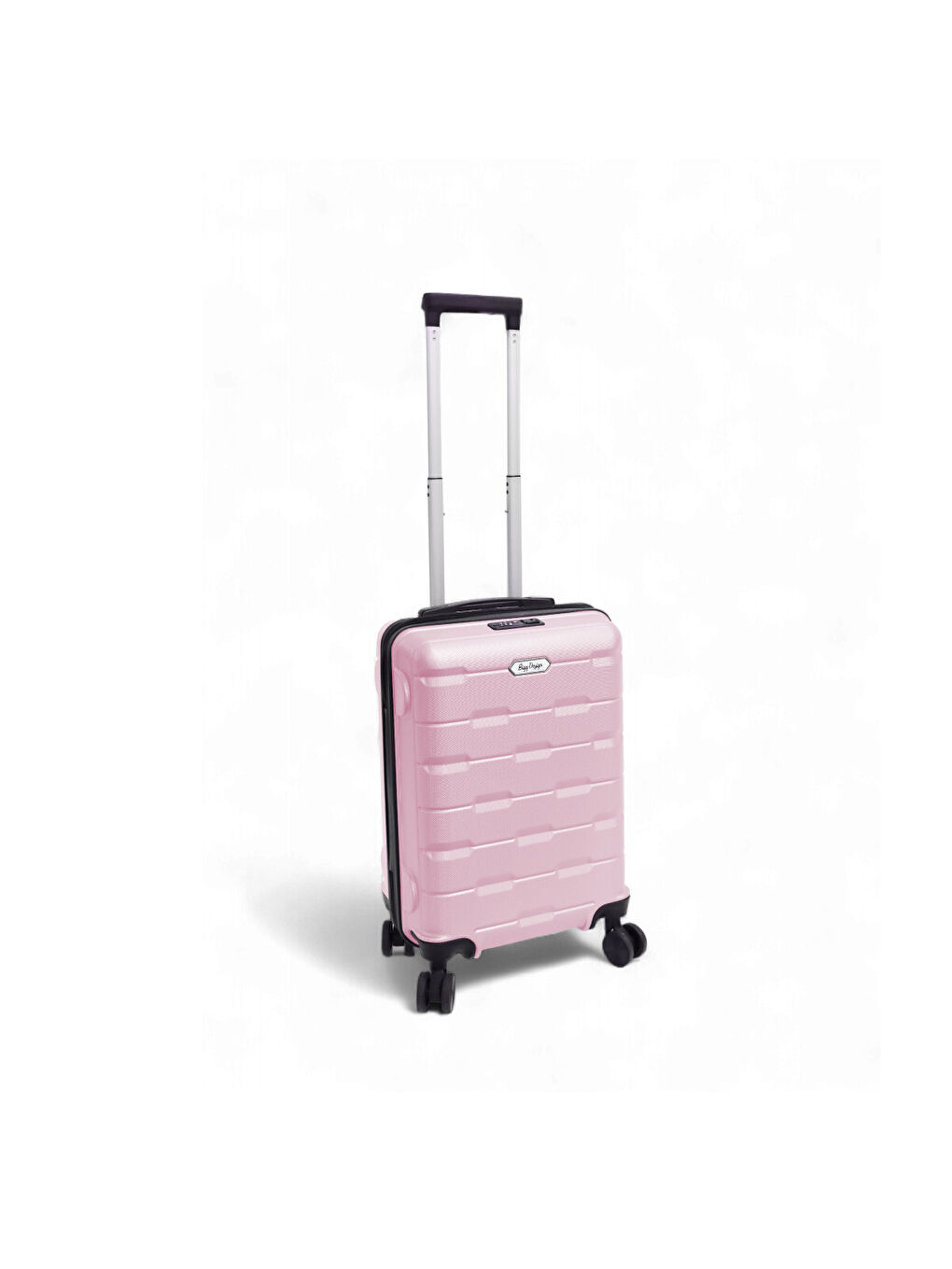 Moods Up TSA Kilitli 20" ABS Gövdeli Valiz | Kabin Boy-Pembe