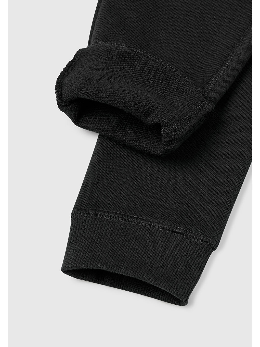 Erkek Çocuk Siyah Arka Cebi Logolu Eşofman Altı-2