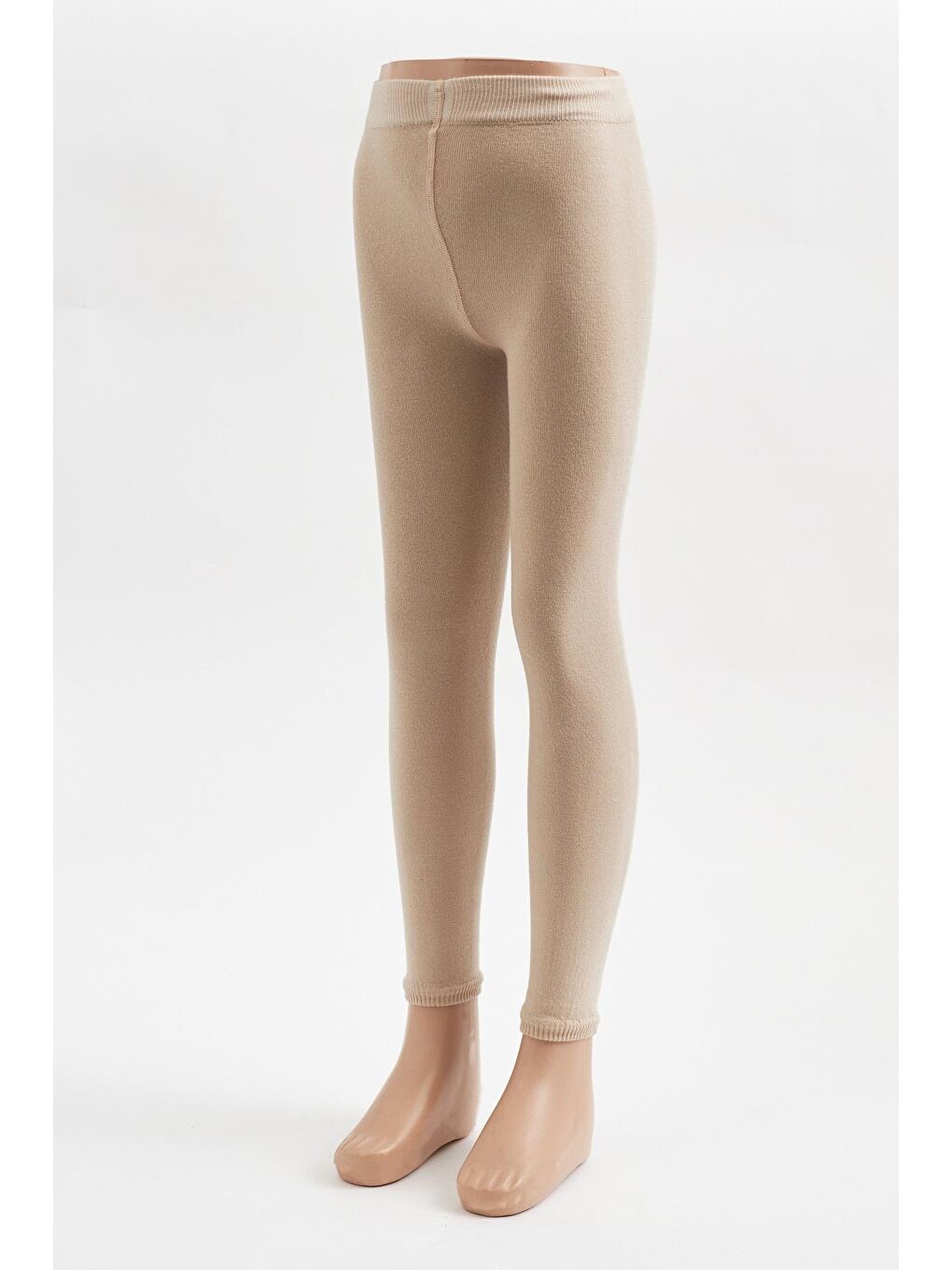 Çocuk Pamuklu Tayt Sütlü Kahverengi