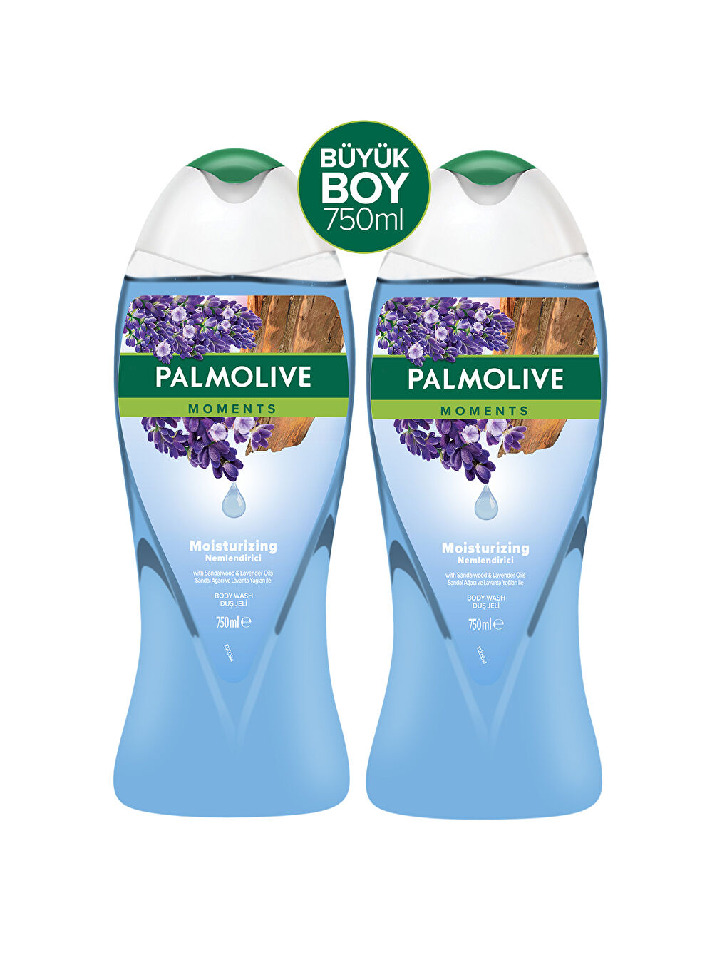 Palmolive Moments Böğürtlen 750 ml, Moments Sandal Ağacı 750 ml - 1